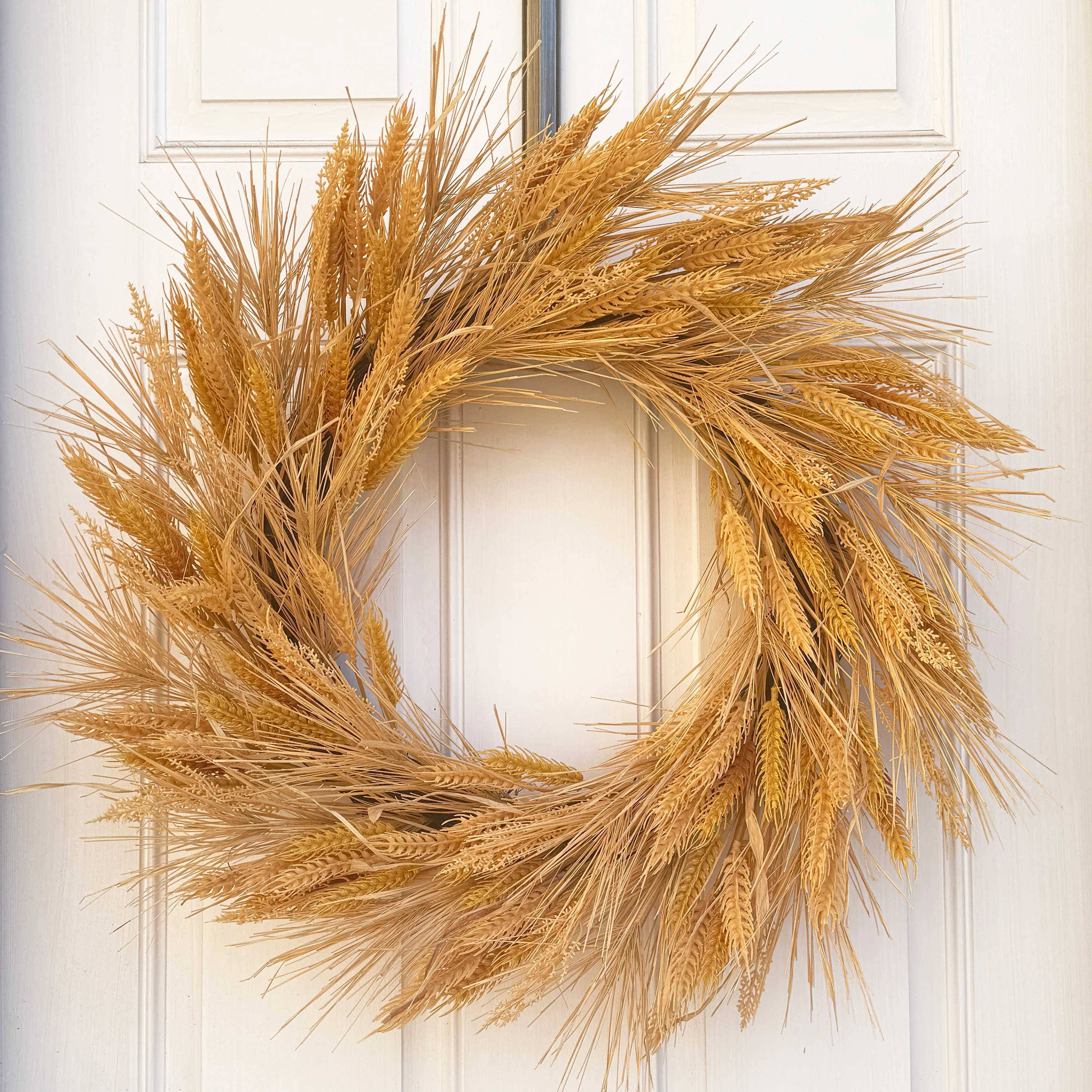 26 Inch Harvest Wheat Wreath - Image 6