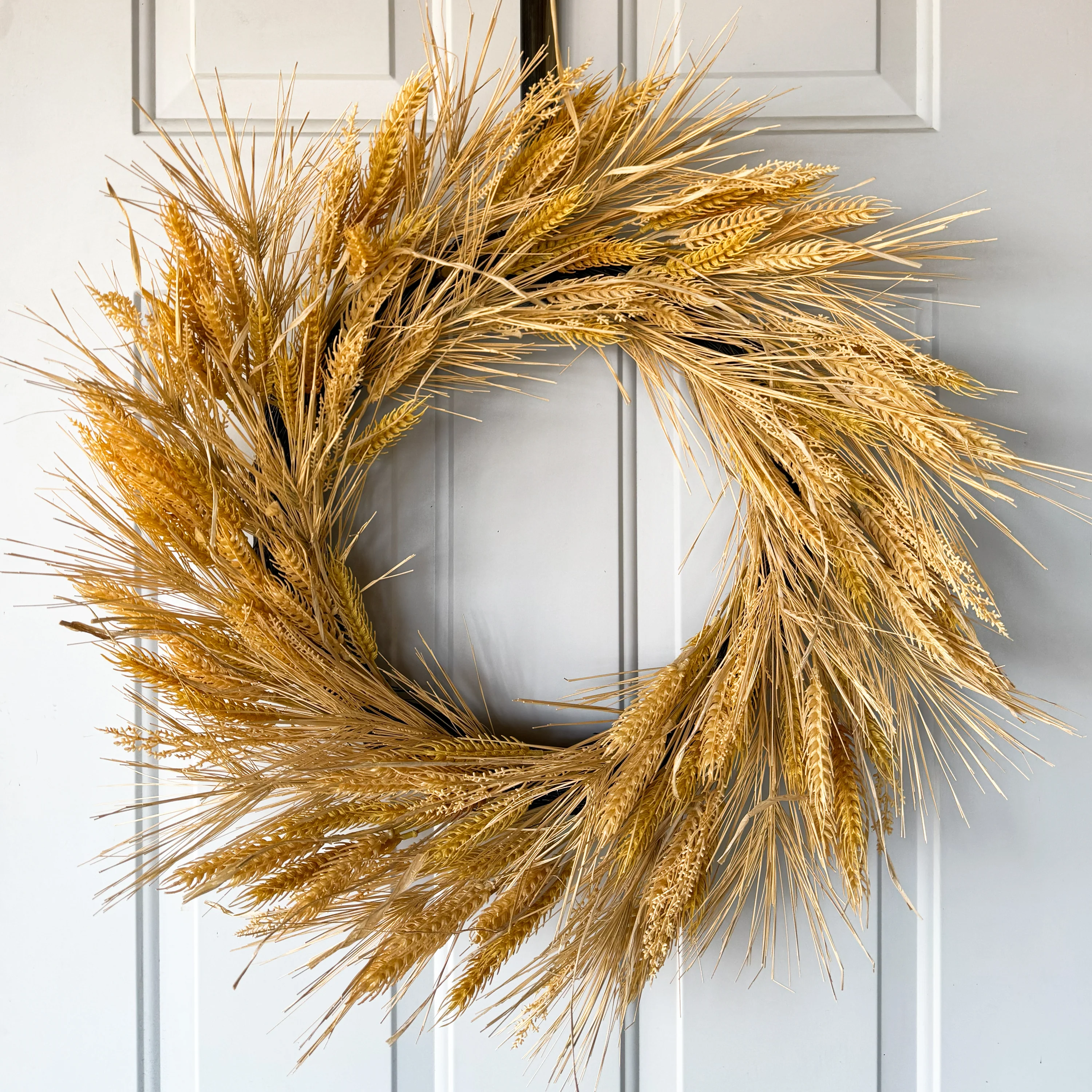 26 Inch Harvest Wheat Wreath - Image 8