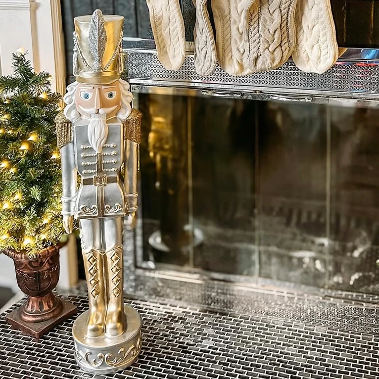 Gold and Silver Christmas Nutcracker (2 Sizes Available) - Image 5