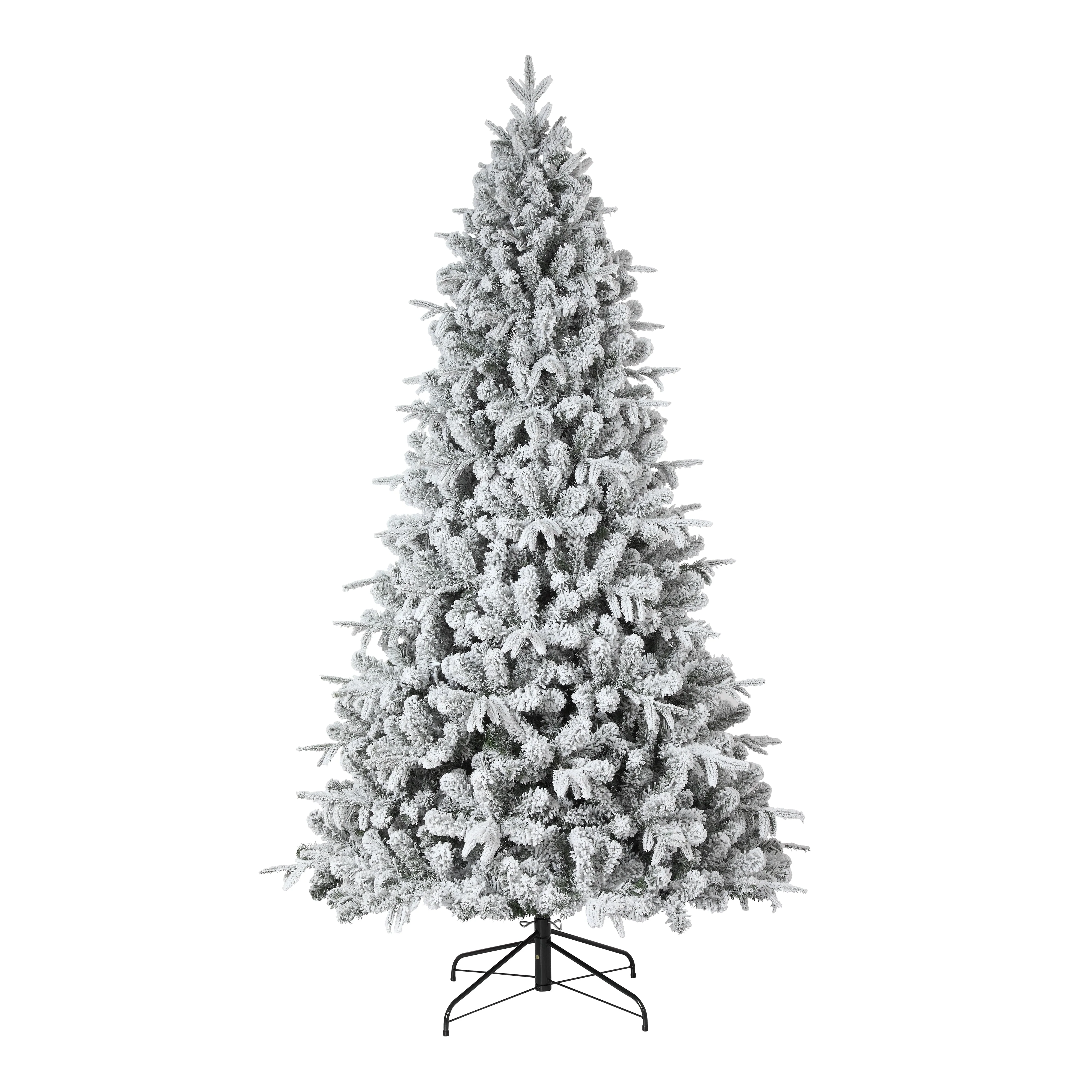 7.5 Foot Flocked Churchill Fir Tree - 8 Function Color Changing LED Lights - Image 7