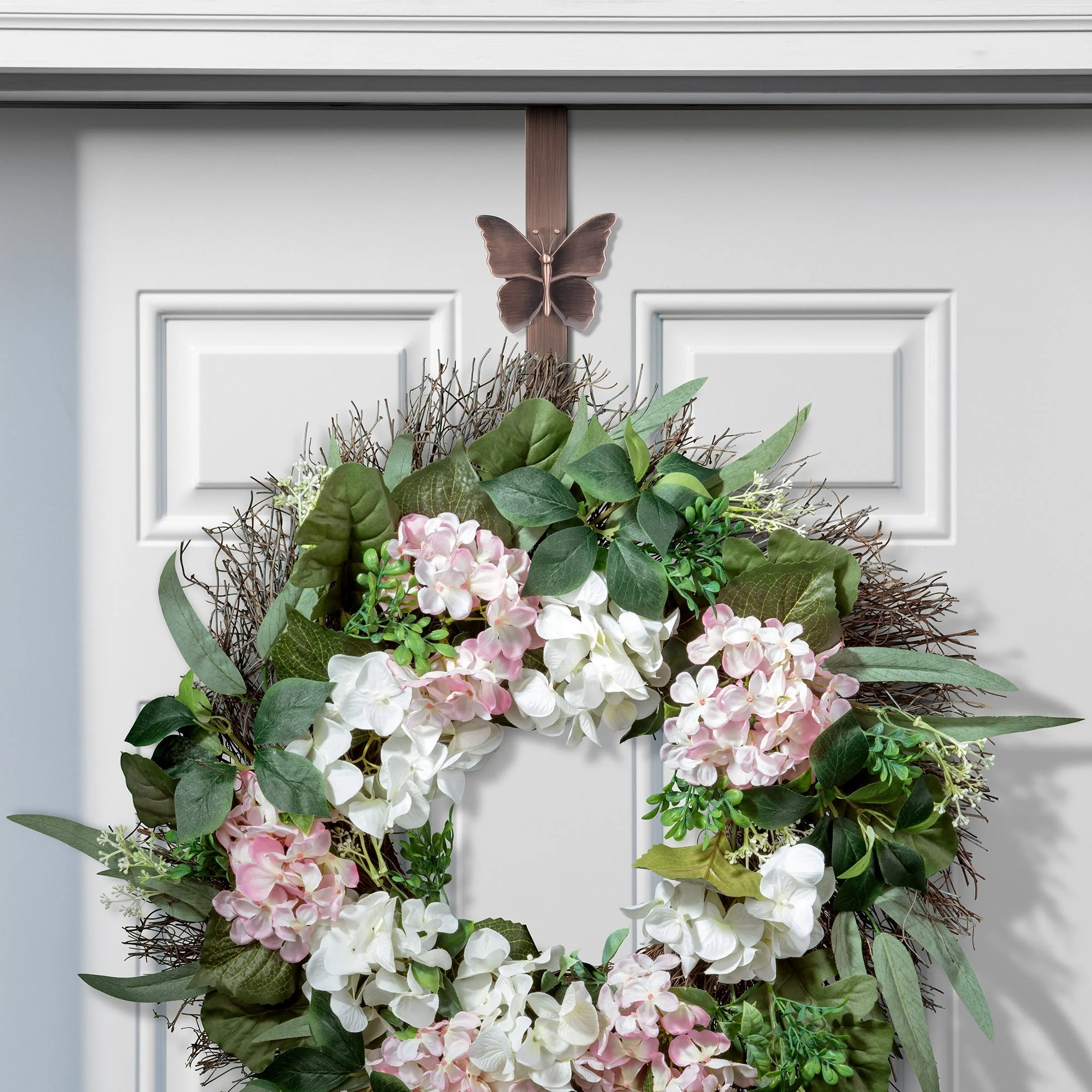 Adapt Adjustable Wreath Hanger, Top & Length Adjustable with 4 Interchangeable Icons - Oil-Rubbed Bronze - Image 4