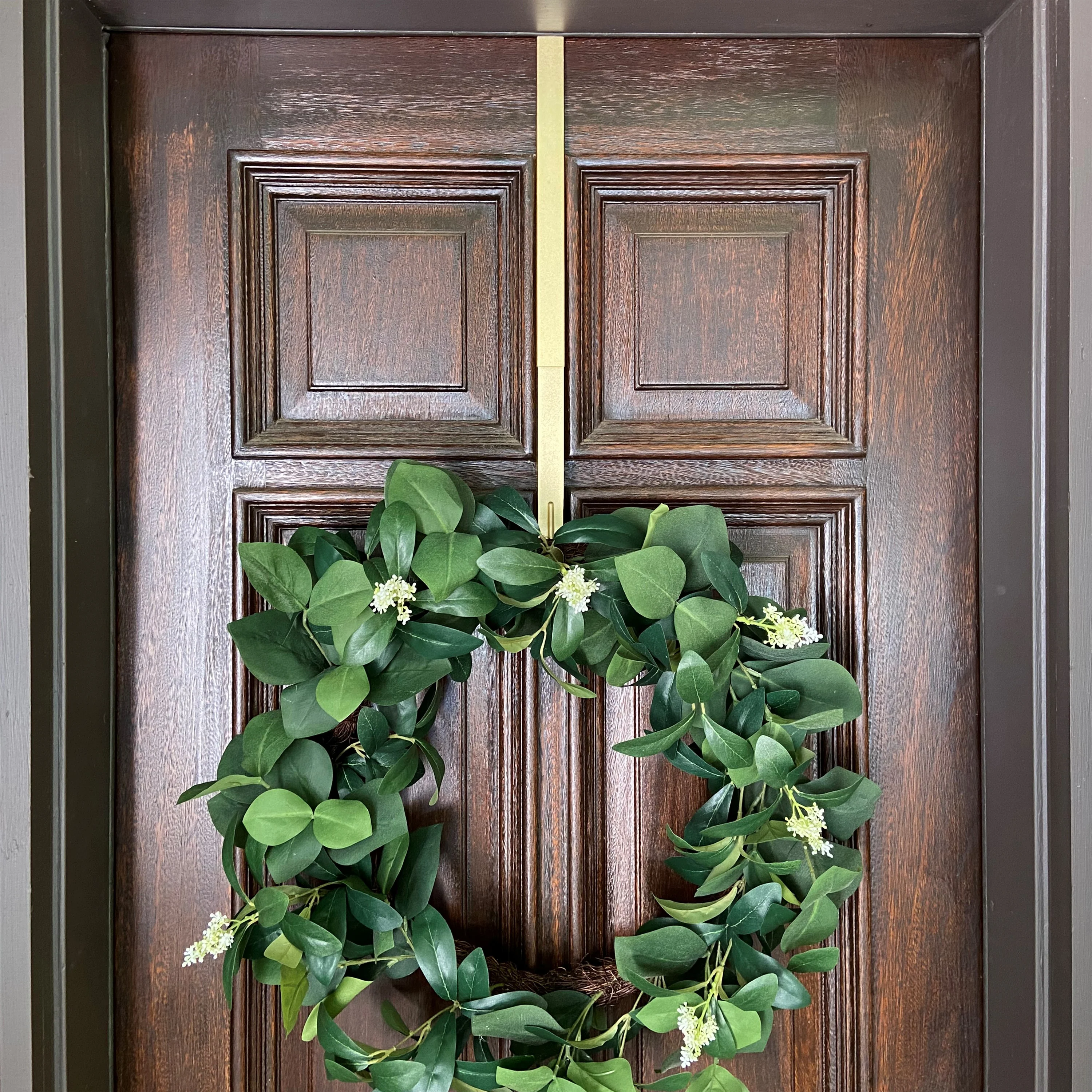 Adapt Adjustable Wreath Hanger, Top & Length Adjustable Version - Textured Gold - Image 5
