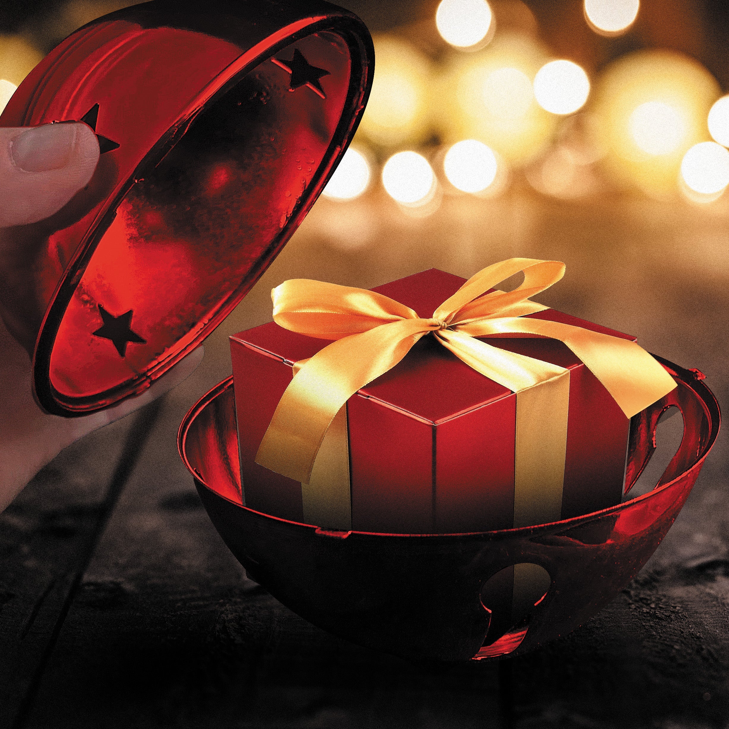 Adapt Nesting Jingle Bells 120 mm (4.7 inch) - Gold, Silver, Red - Image 7