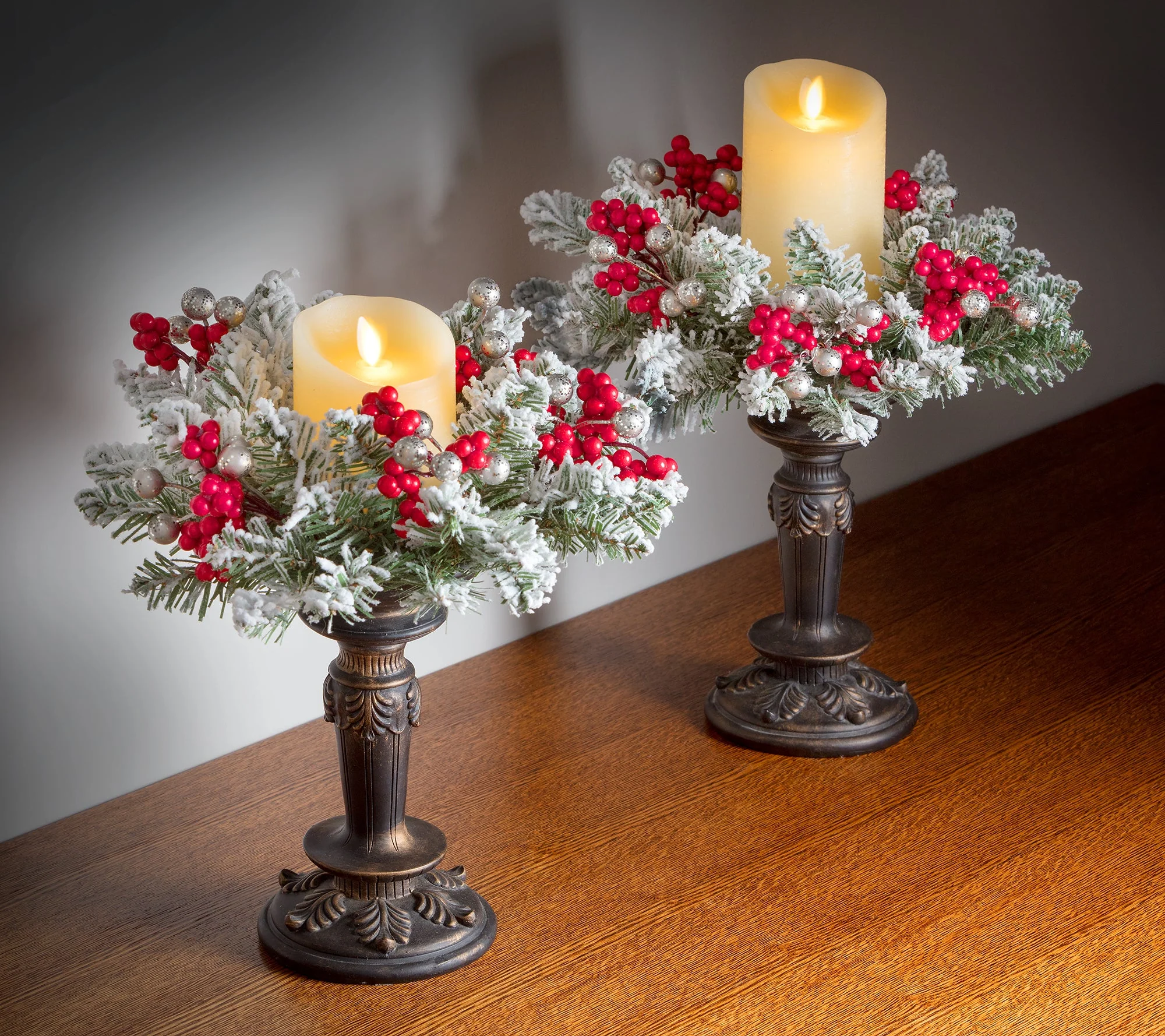 Adjustable Candle Ring / Mini Wreath, 2 Pack - 5 Styles to Choose From - Image 17