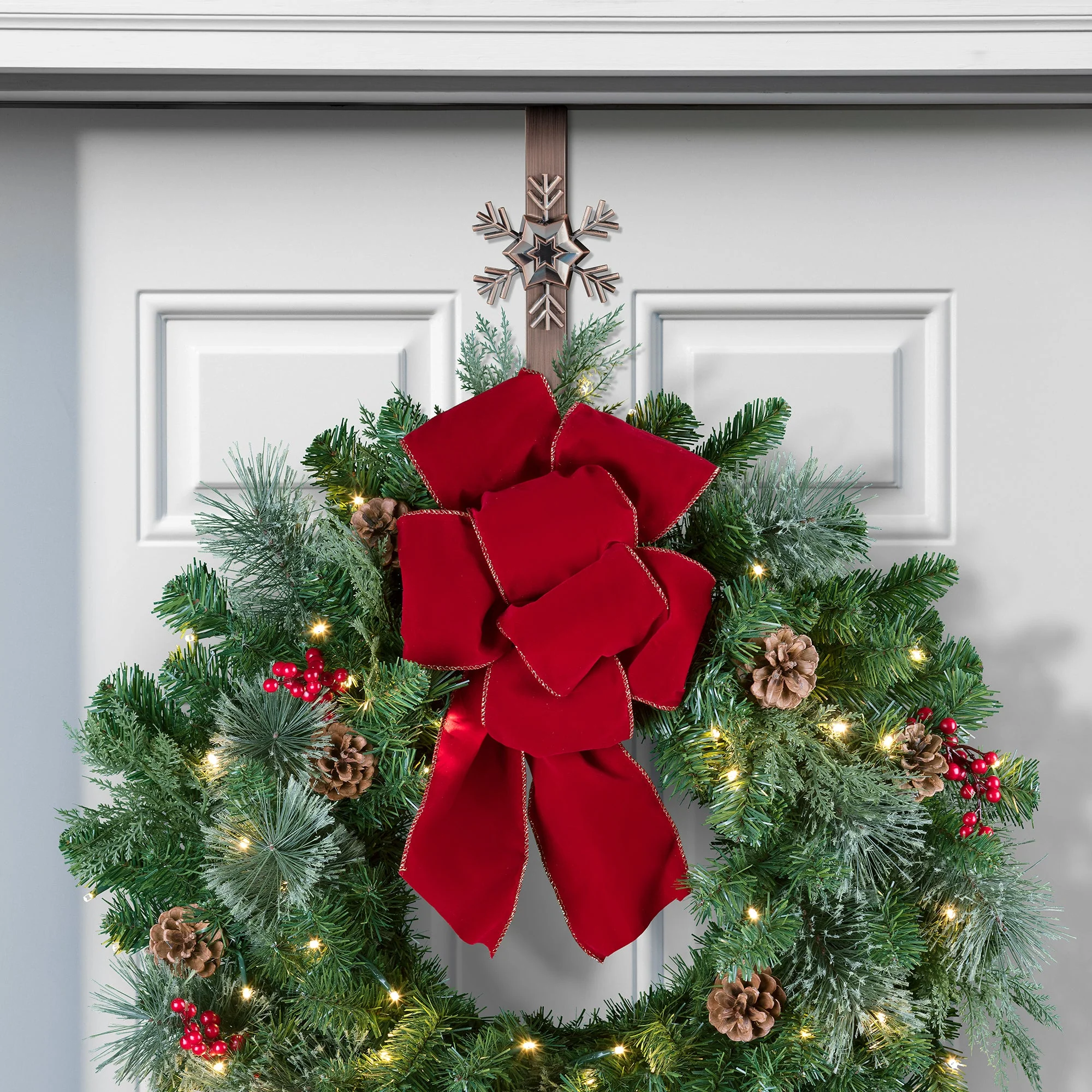 Adapt Adjustable Length Wreath Hanger with 4 Interchangeable Icons - Oil-Rubbed Bronze - Image 14