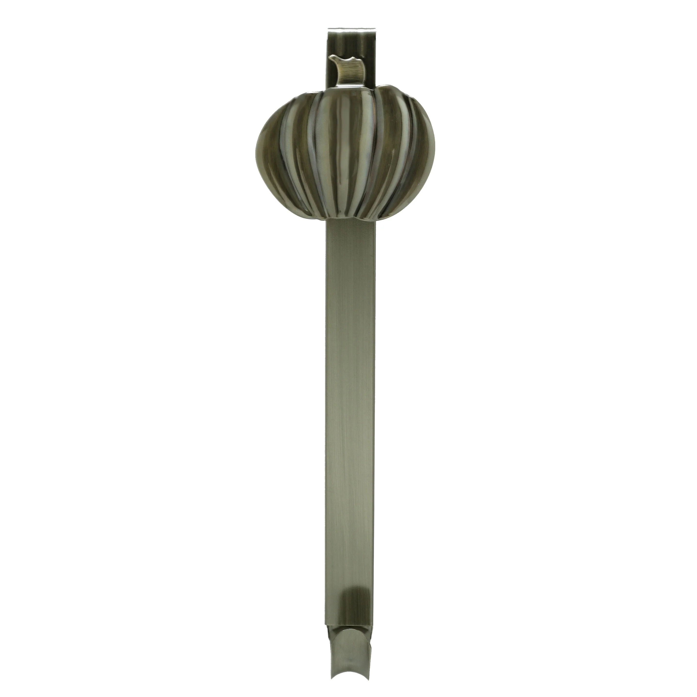 Adapt Adjustable Wreath Hanger with Pumpkin Icon - Antique Brass - Image 8