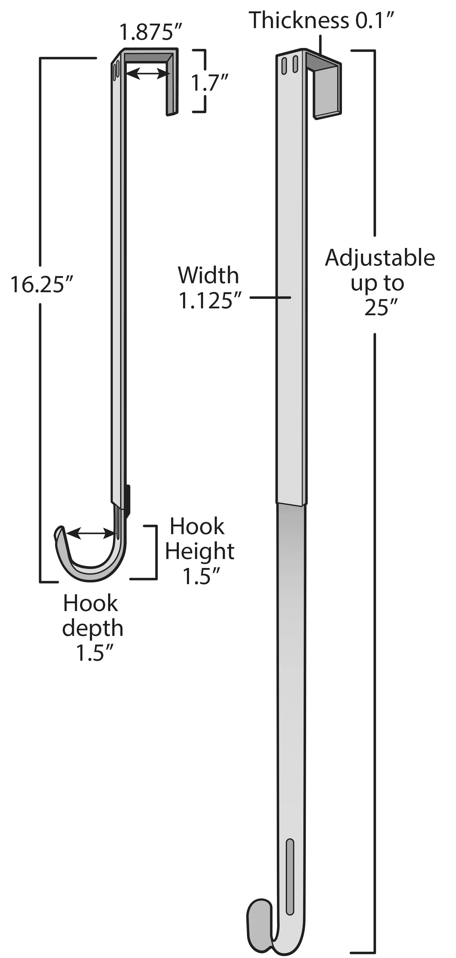 Adapt Adjustable Wreath Hanger with removable Pumpkin - Oil-Rubbed Bronze - Image 9