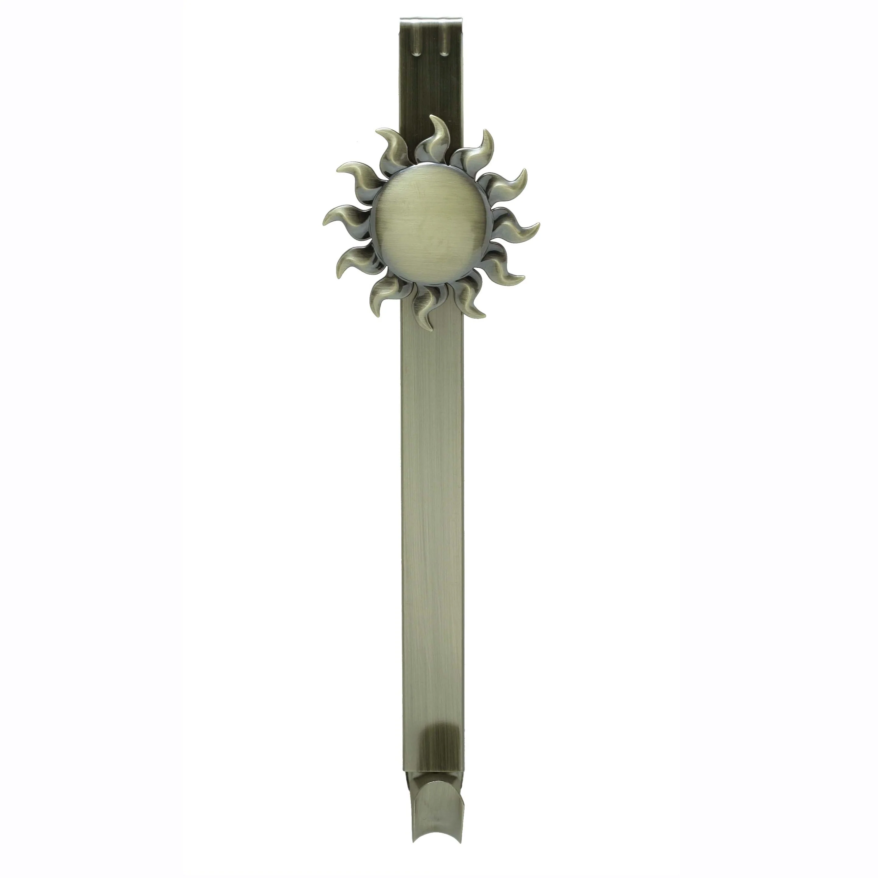 Adapt Adjustable Wreath Hanger with Sun Icon - Antique Brass - Image 10