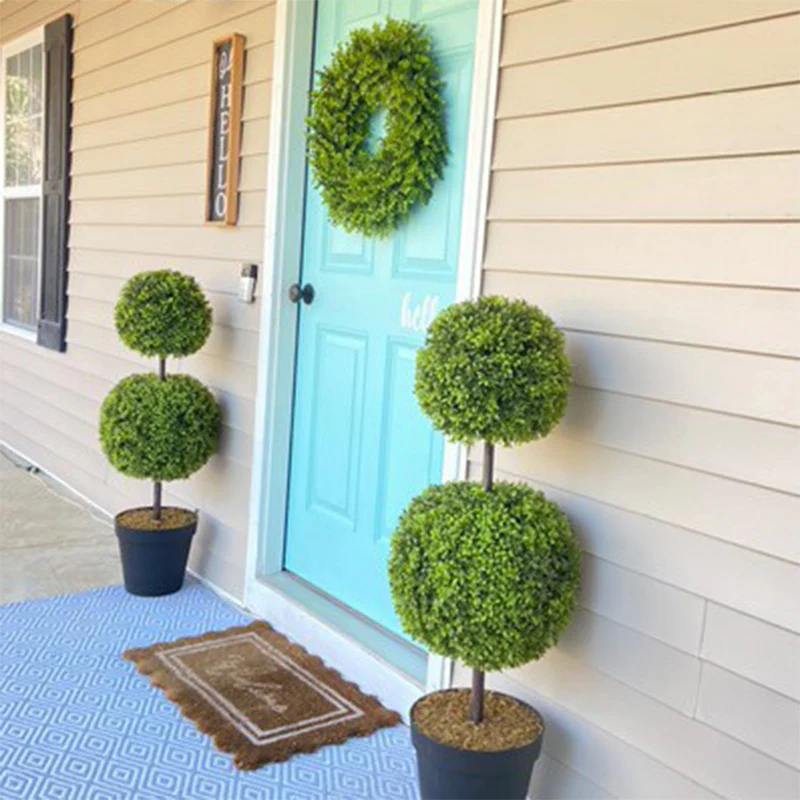 Artificial Adjustable Boxwood Topiary - Made from 100% Recycled Plastic - Image 3