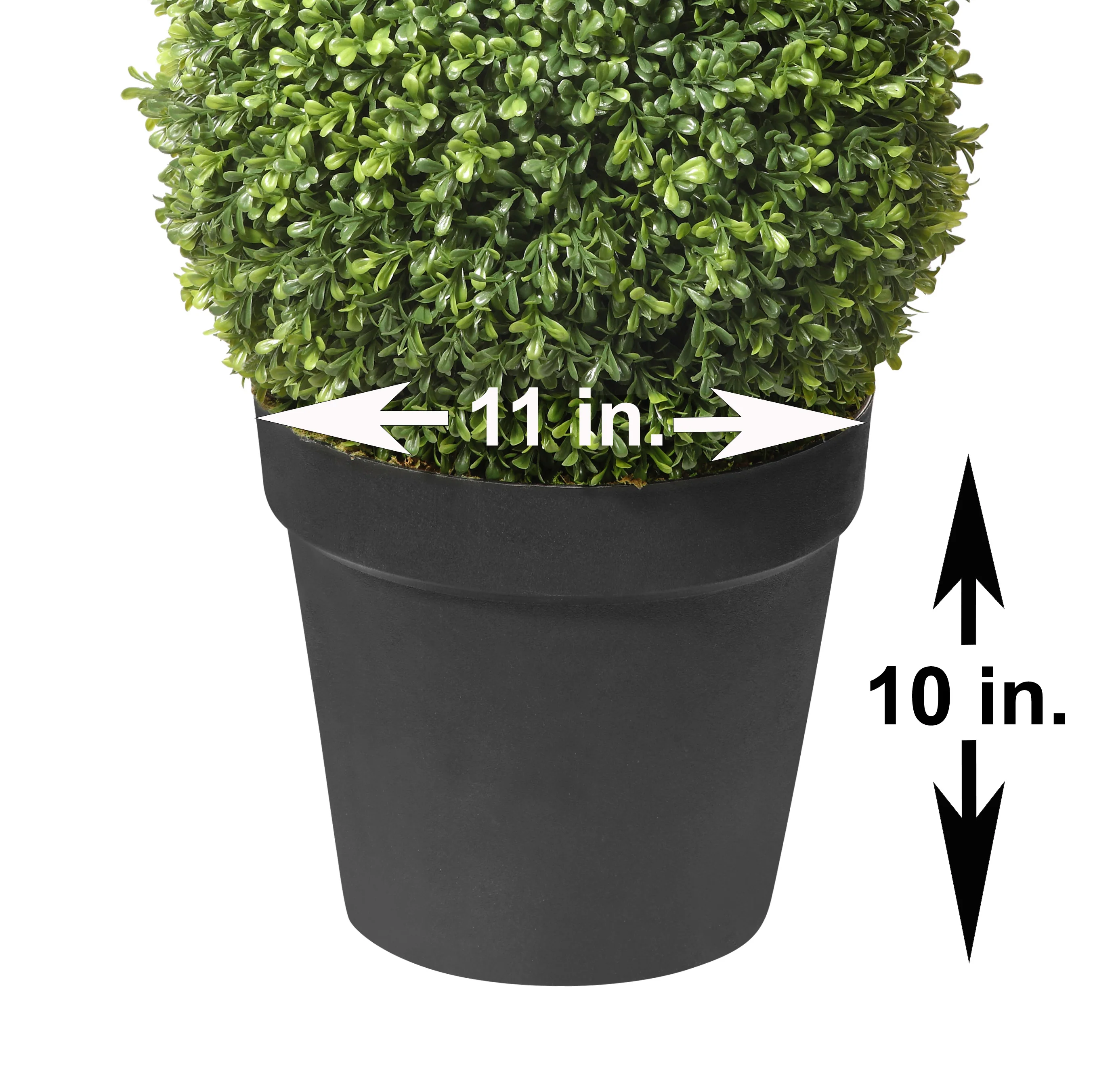 Artificial Adjustable Boxwood Topiary - Made from 100% Recycled Plastic - Image 5