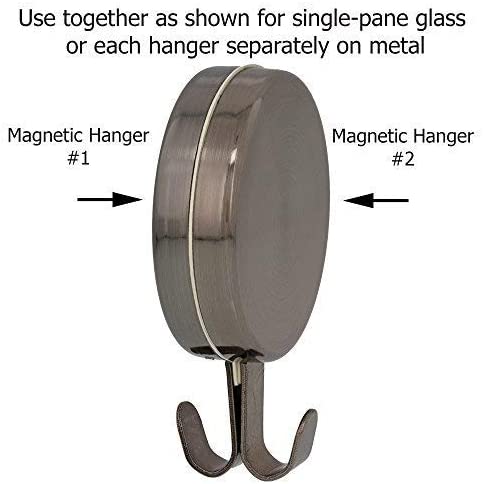 Attract Magnetic Hanger, 2 Pack - White - Image 3