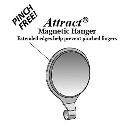 Attract Pinch-Free Magnetic Wreath Hanger - Oil Rubbed Bronze 2 Pack - Image 6