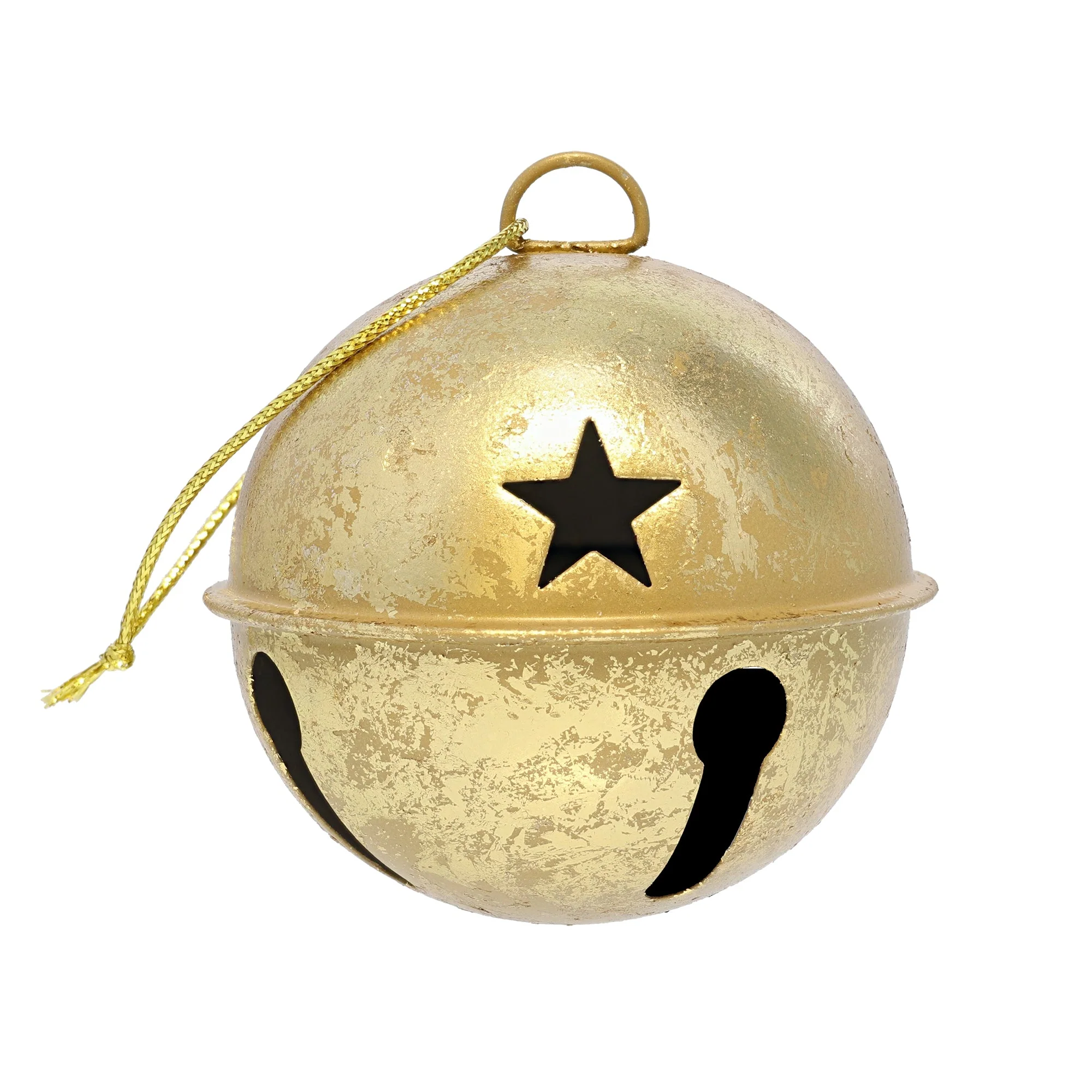 Jingle Bell Ornaments (large version) - 6 Pack - Gold Foil - Image 3