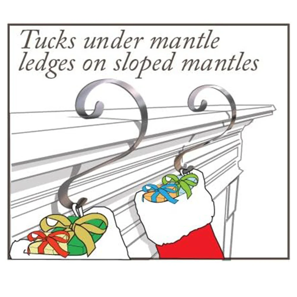 Stocking Scrolls - Embossed Holly - Whitewash - Image 6