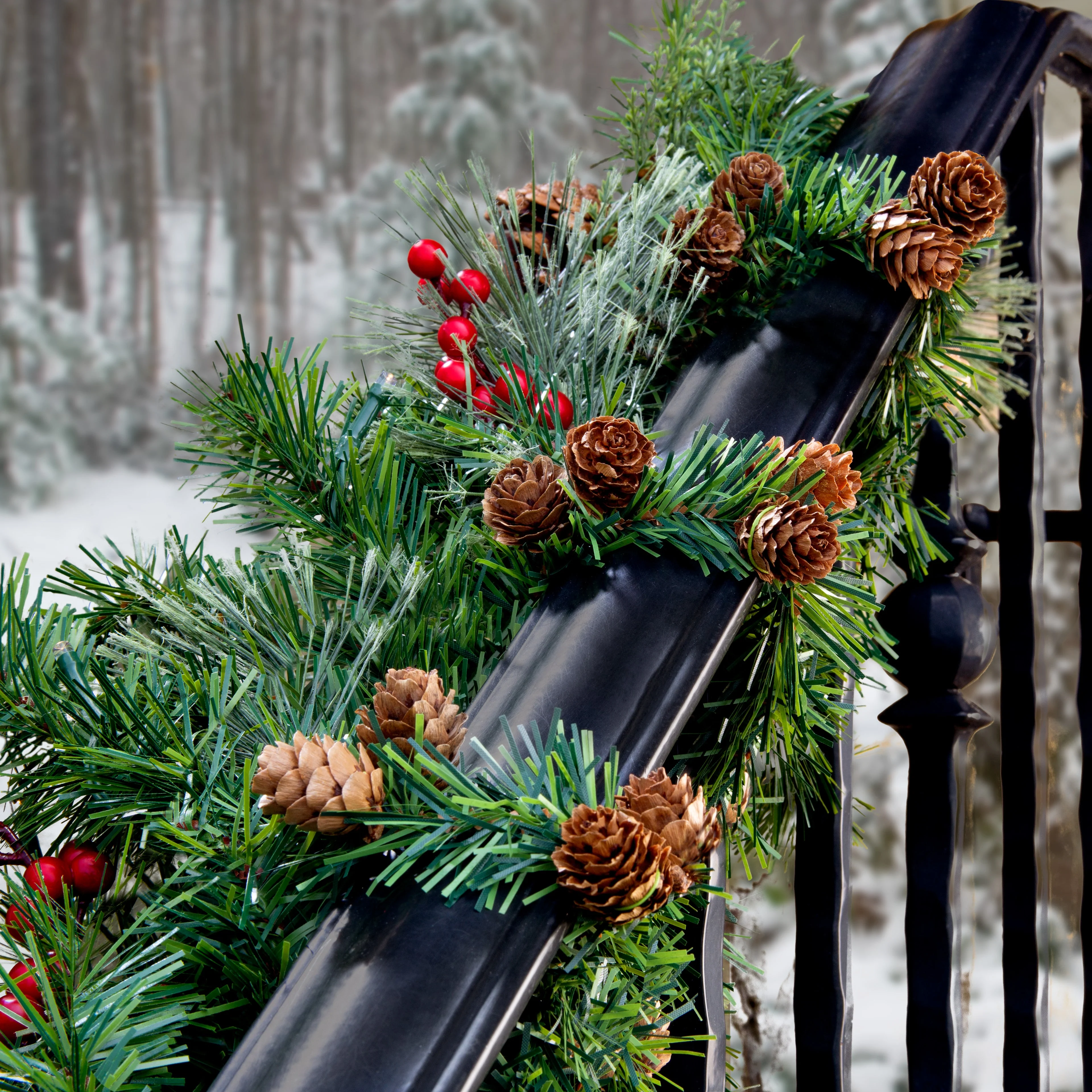 GarlandTies, 20 Pack - Noble Pine with Pinecones - Image 3