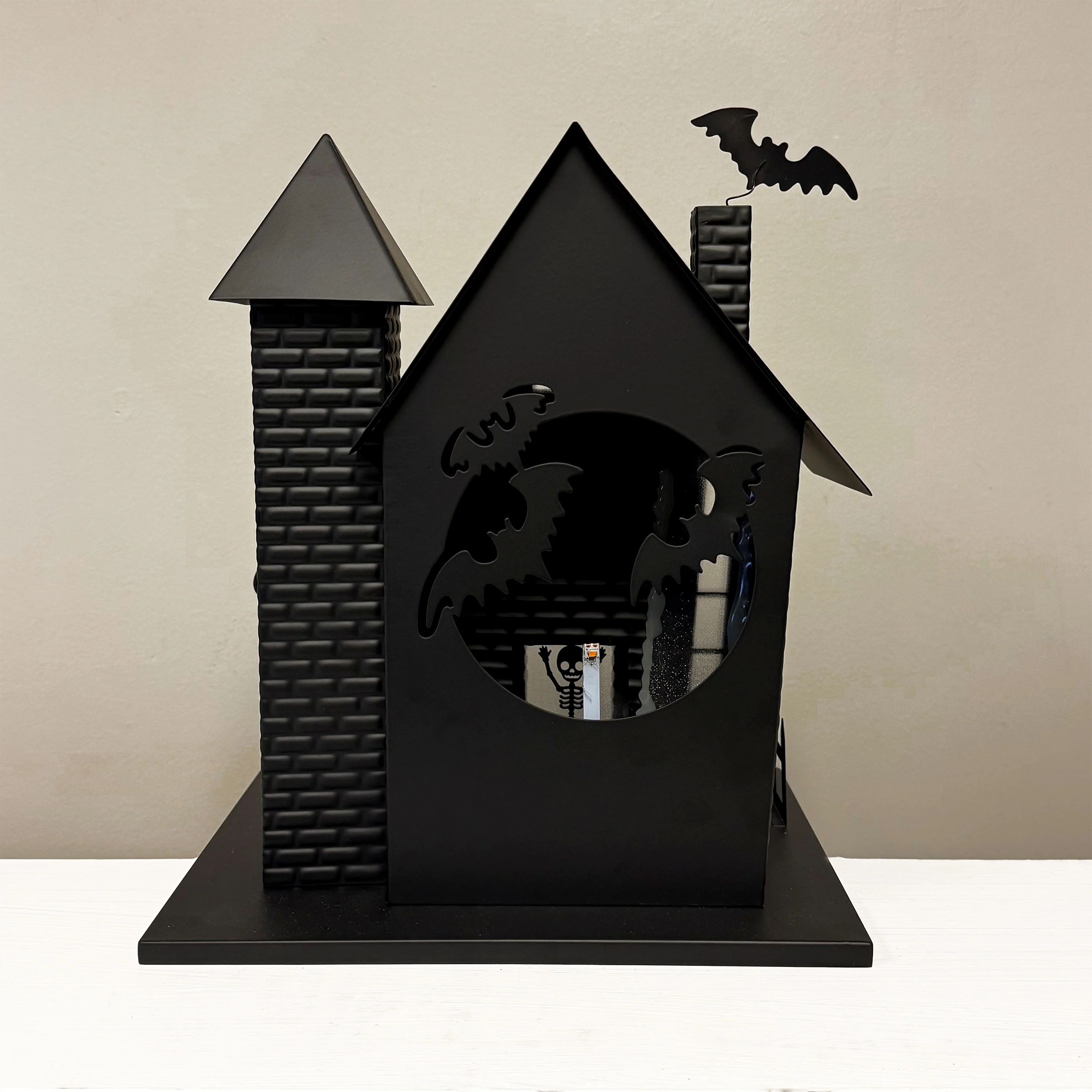 Halloween Haunted House with Bat Projection - Image 10