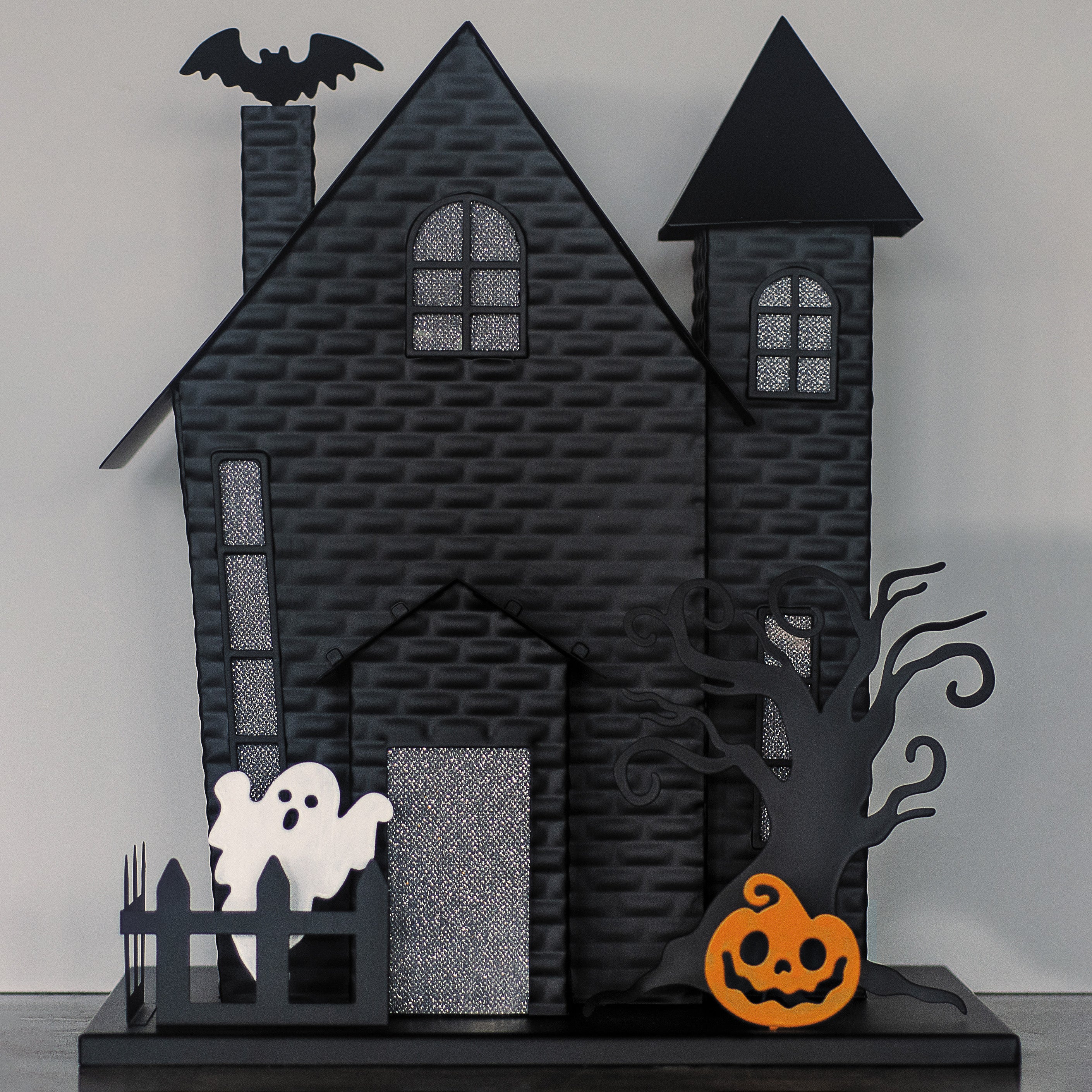 Halloween Haunted House with Bat Projection - Image 3