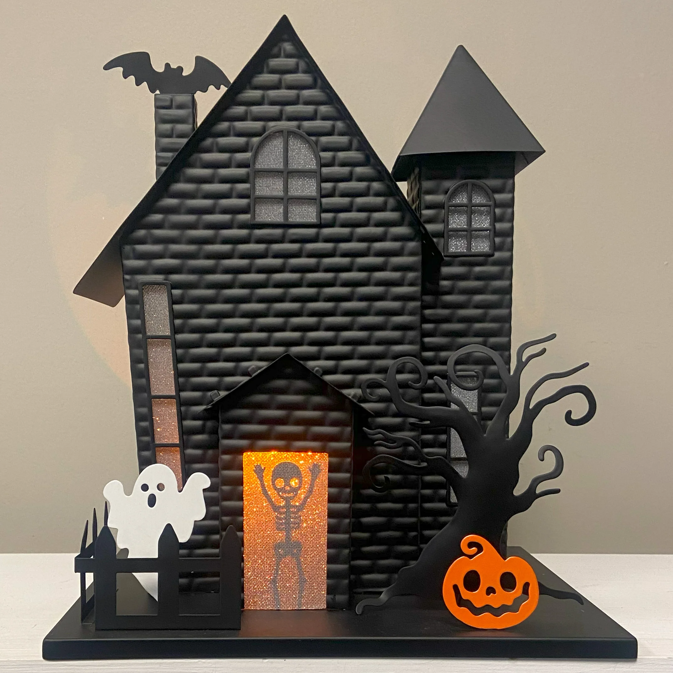 Halloween Haunted House with Bat Projection - Image 6