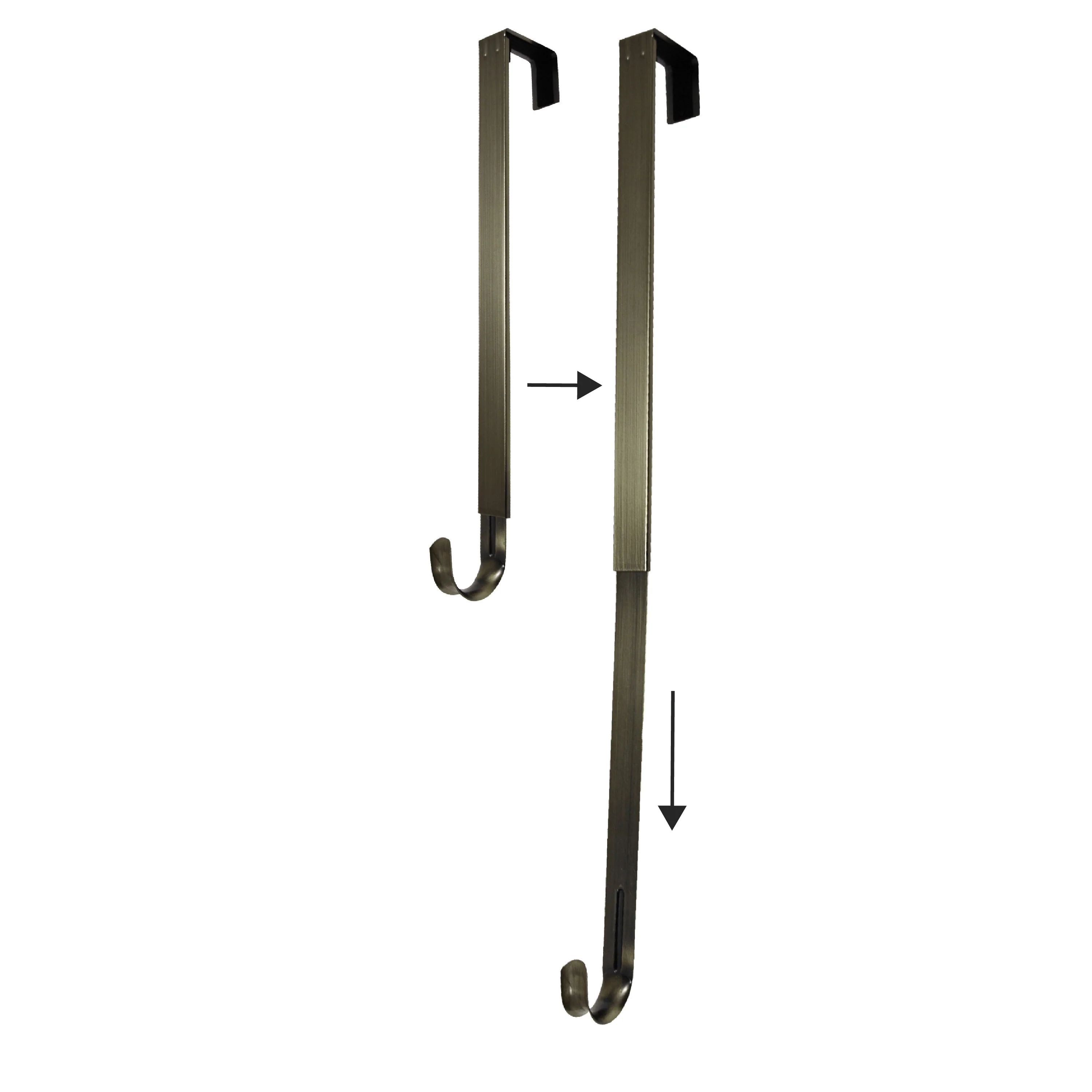Adapt Adjustable Length Wreath Hanger - 2 Pack Antique Brass - Image 11