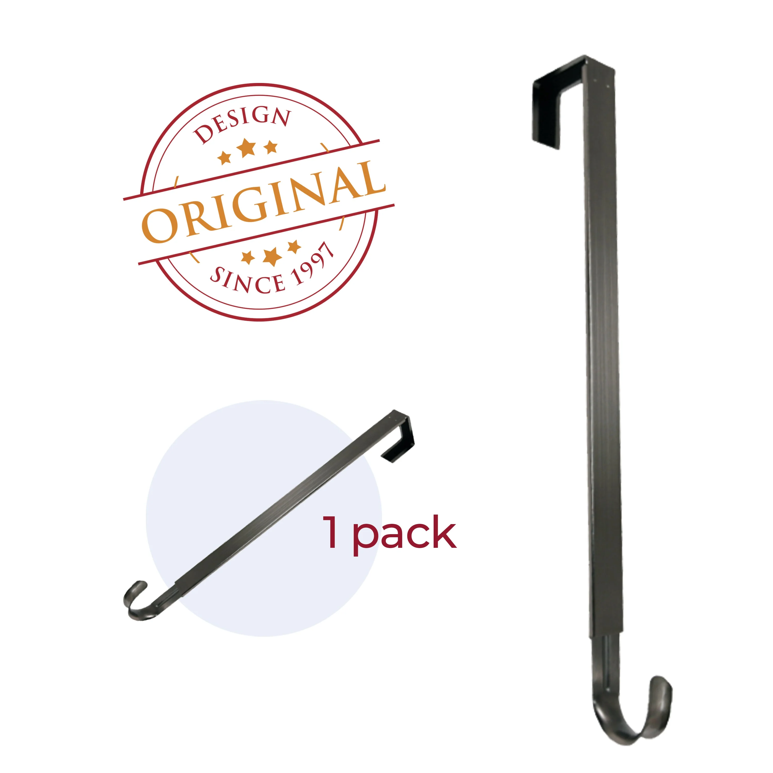Adapt Adjustable Length Wreath Hanger - Brushed Nickel - Image 13