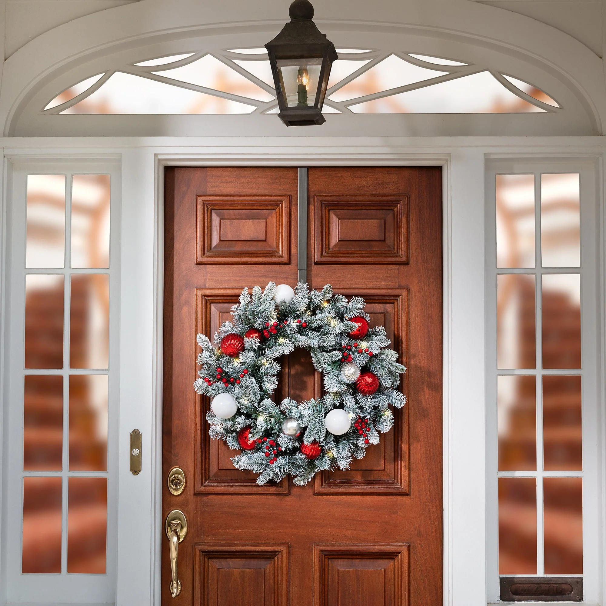Adapt Adjustable Length Wreath Hanger - Brushed Nickel - Image 5