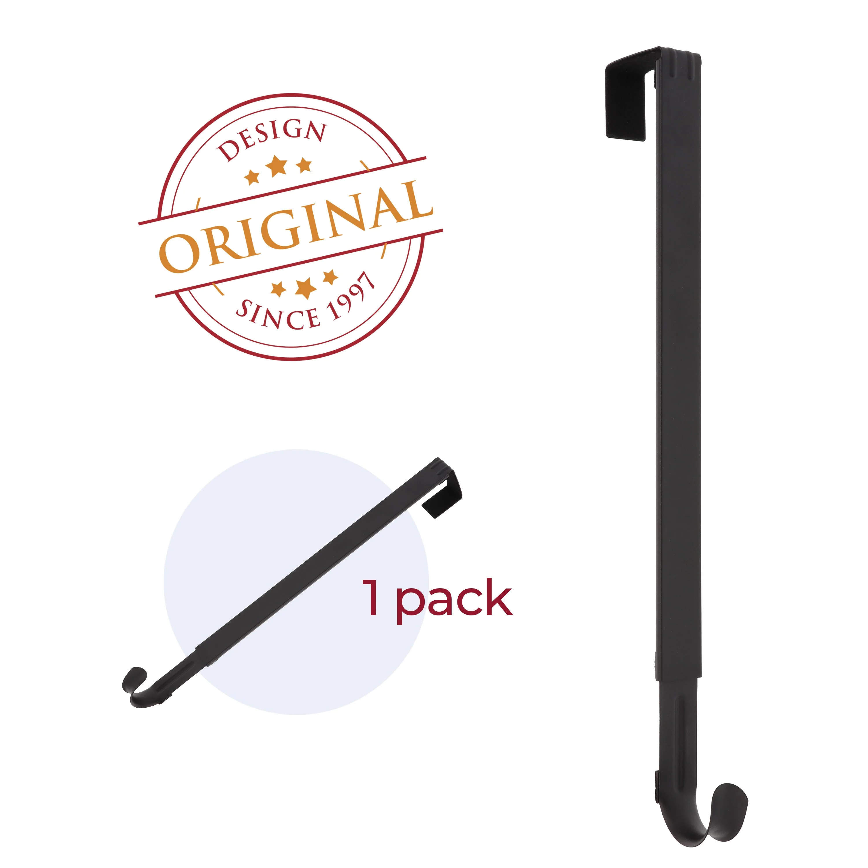 Adapt Adjustable Length Wreath Hanger - Matte Black - Image 16