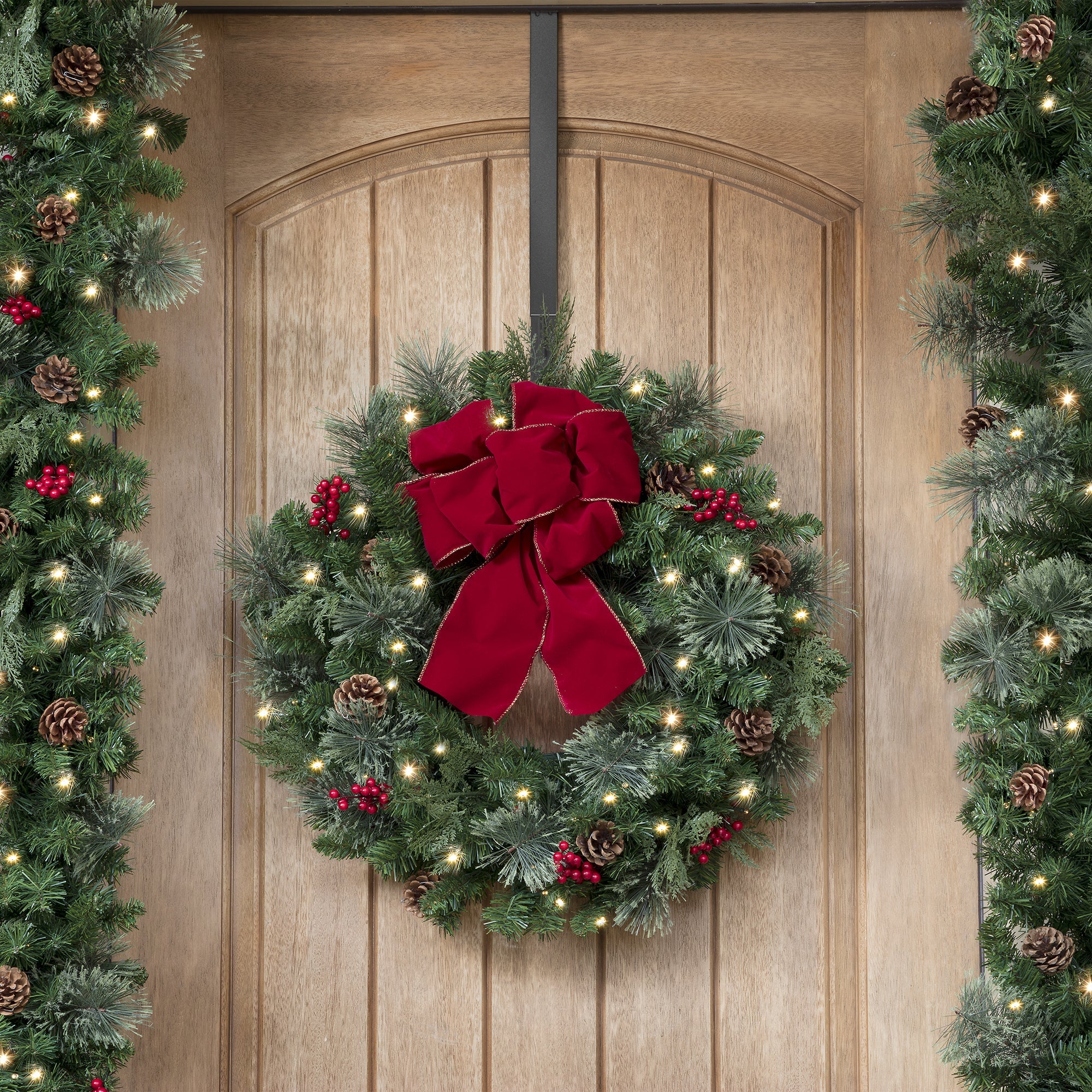Adapt Adjustable Length Wreath Hanger - Matte Black - Image 7