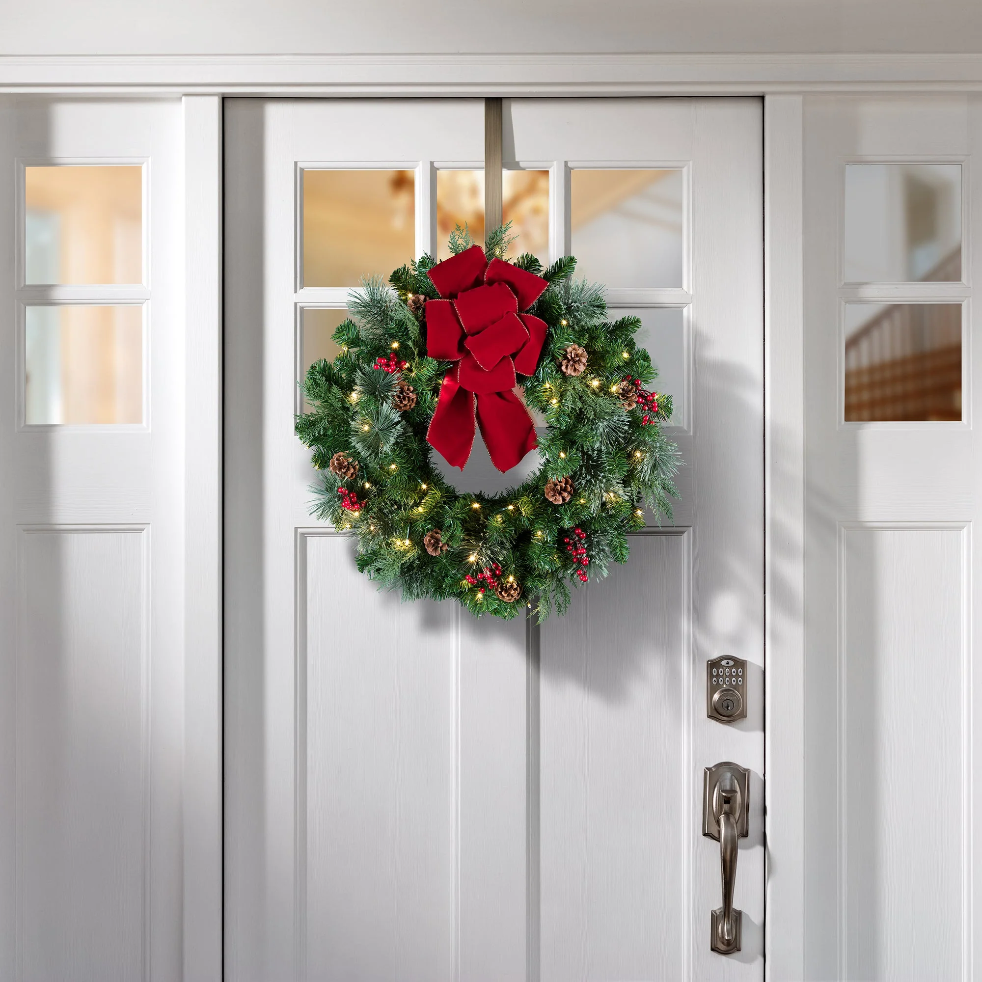 Adapt Adjustable Wreath Hanger, Top & Length Adjustable Version - Antique Brass - Image 6