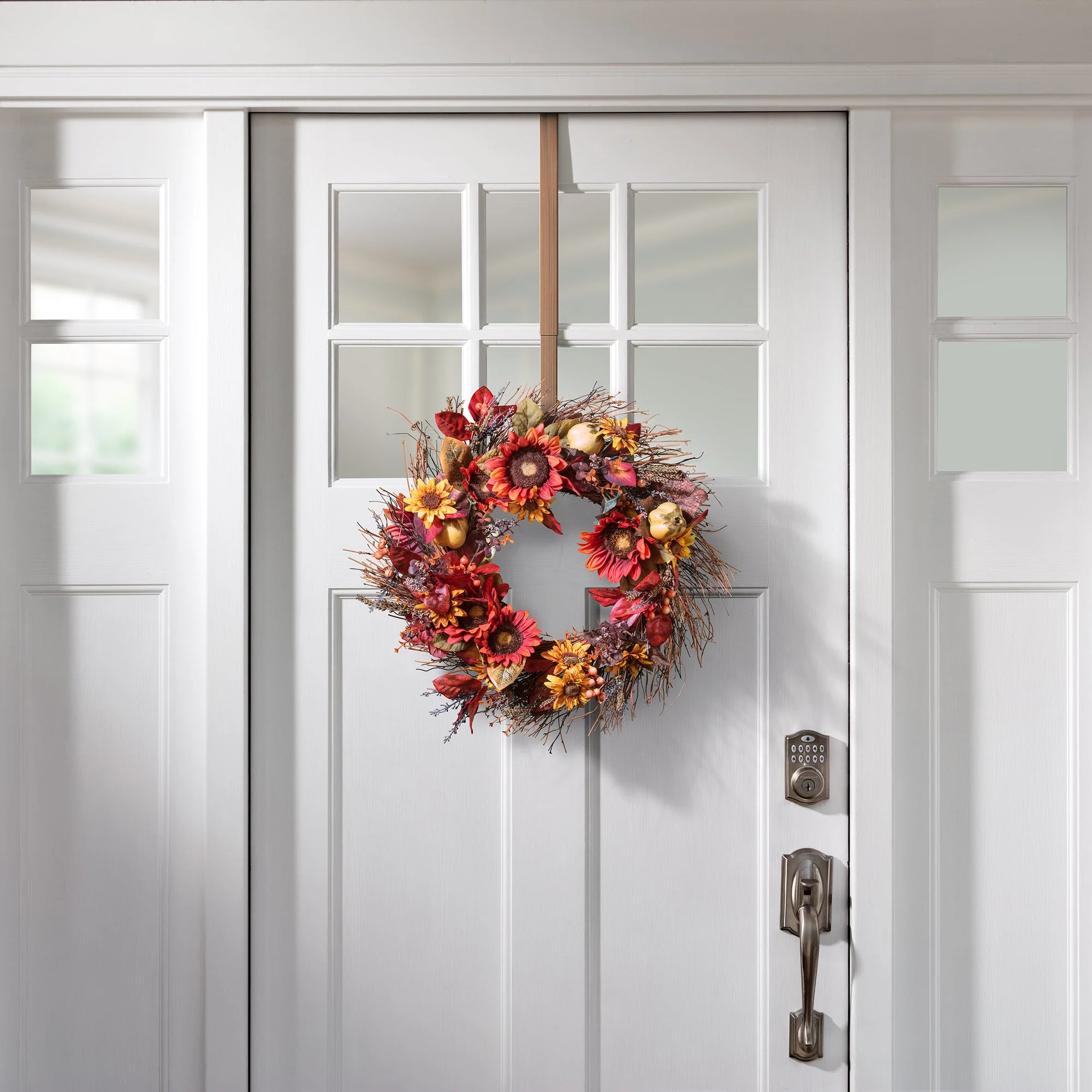 Adapt Adjustable Wreath Hanger, Top & Length Adjustable Version - Brushed Copper - Image 3