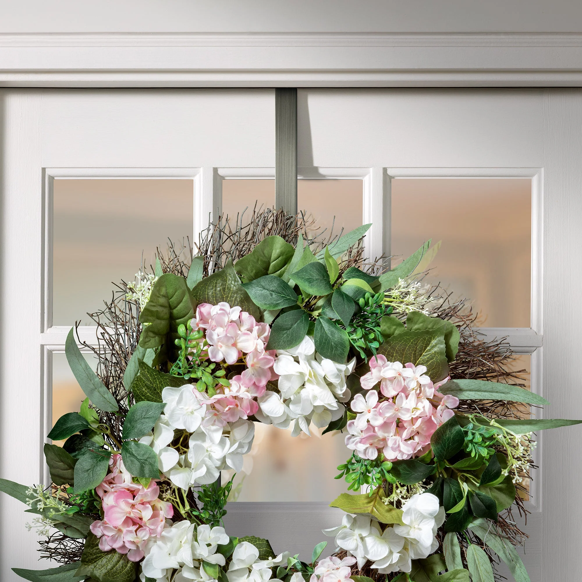 Adapt Adjustable Wreath Hanger, Top & Length Adjustable Version - Brushed Nickel - Image 5
