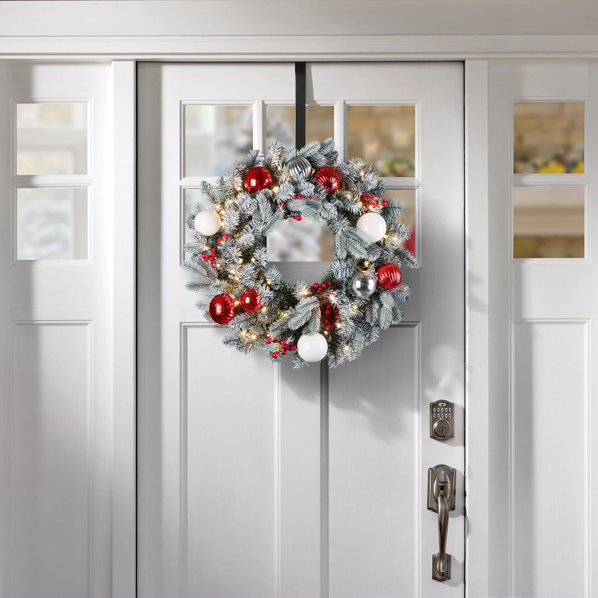 Adapt Adjustable Wreath Hanger, Top & Length Adjustable Version - Matte Black - Image 6