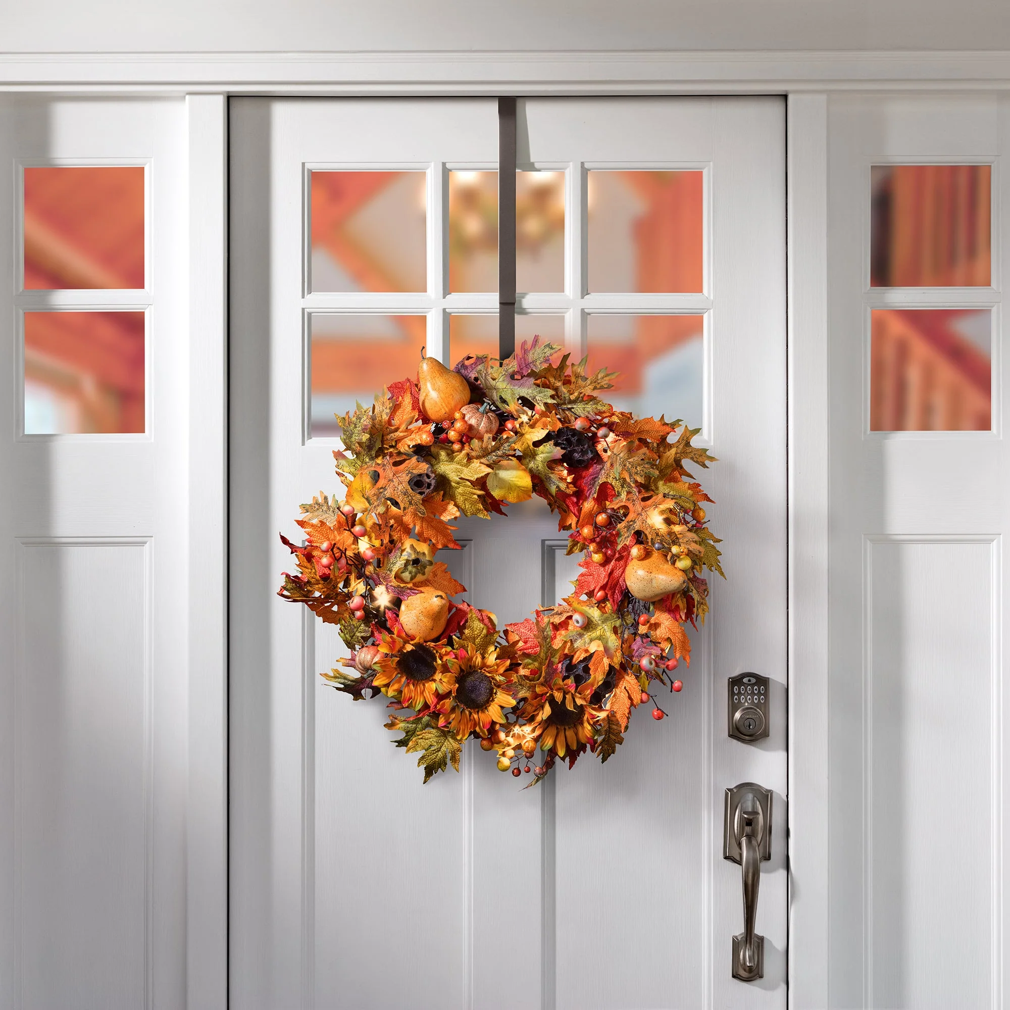Adapt Adjustable Wreath Hanger, Top & Length Adjustable Version - Matte Brown - Image 4