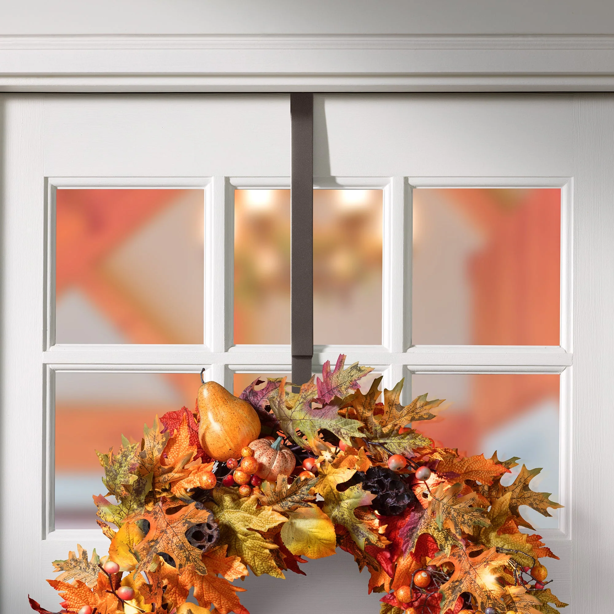 Adapt Adjustable Wreath Hanger, Top & Length Adjustable Version - Matte Brown - Image 7