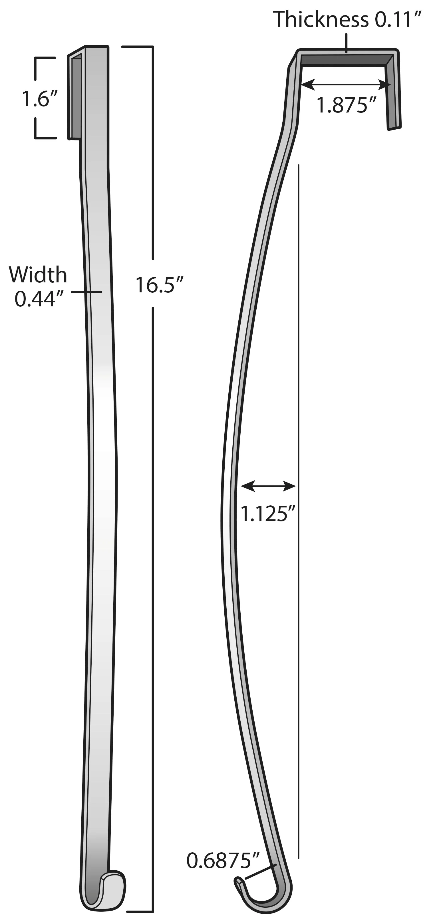HighProfile Wreath Hanger - Brushed Copper - Image 4