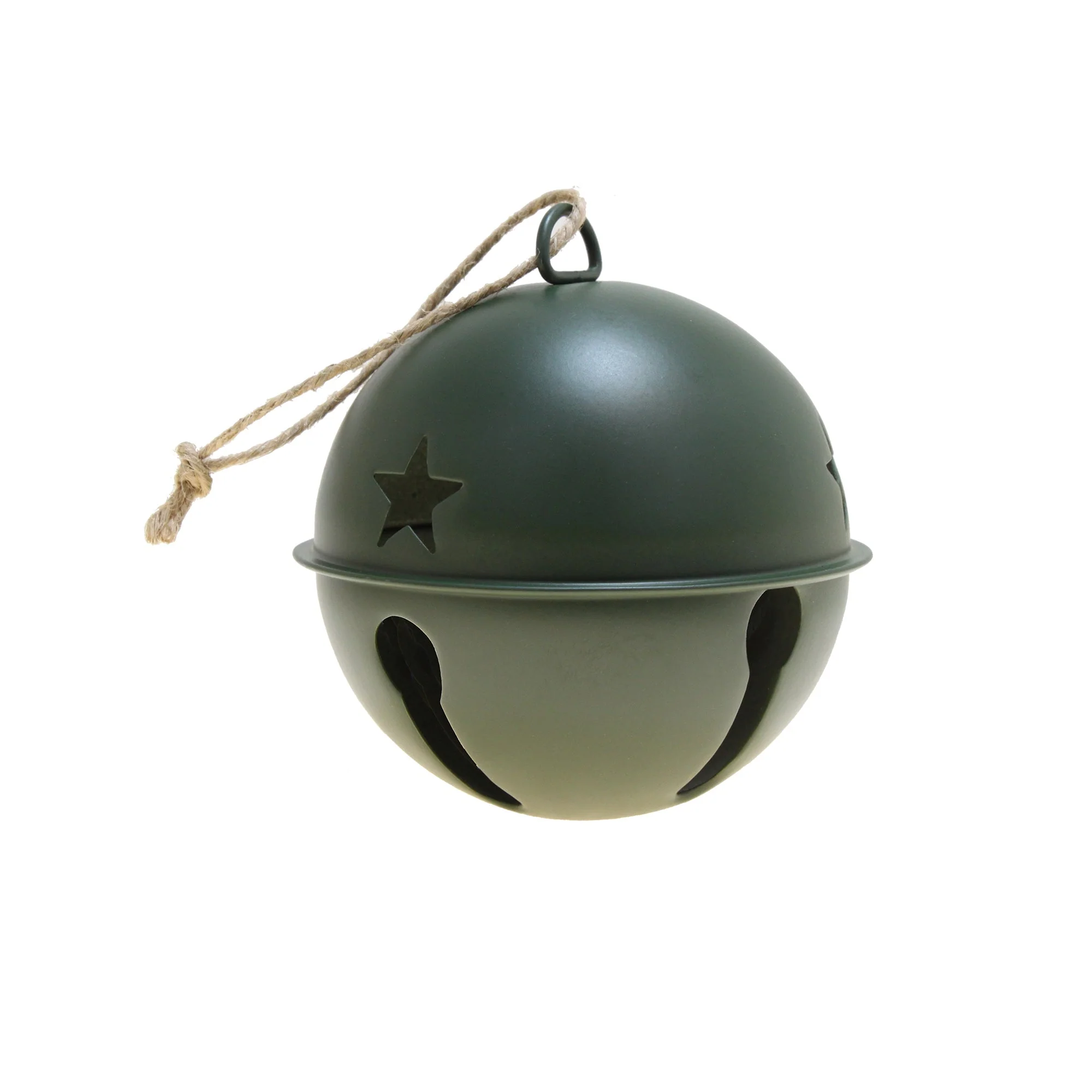 Jingle Bell Ornaments (large version) - 6 Pack - Green - Image 4