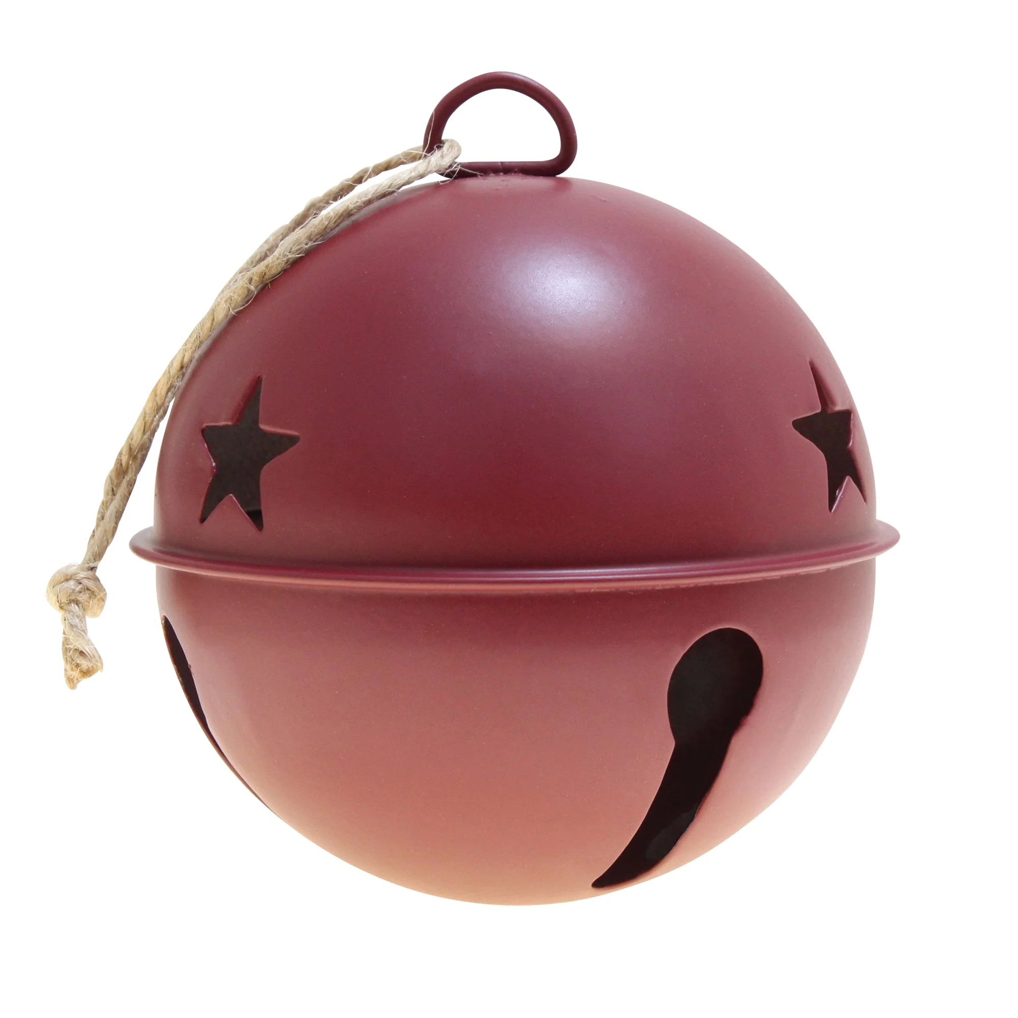 Jingle Bell Ornaments (large version) - 6 Pack - Red - Image 4