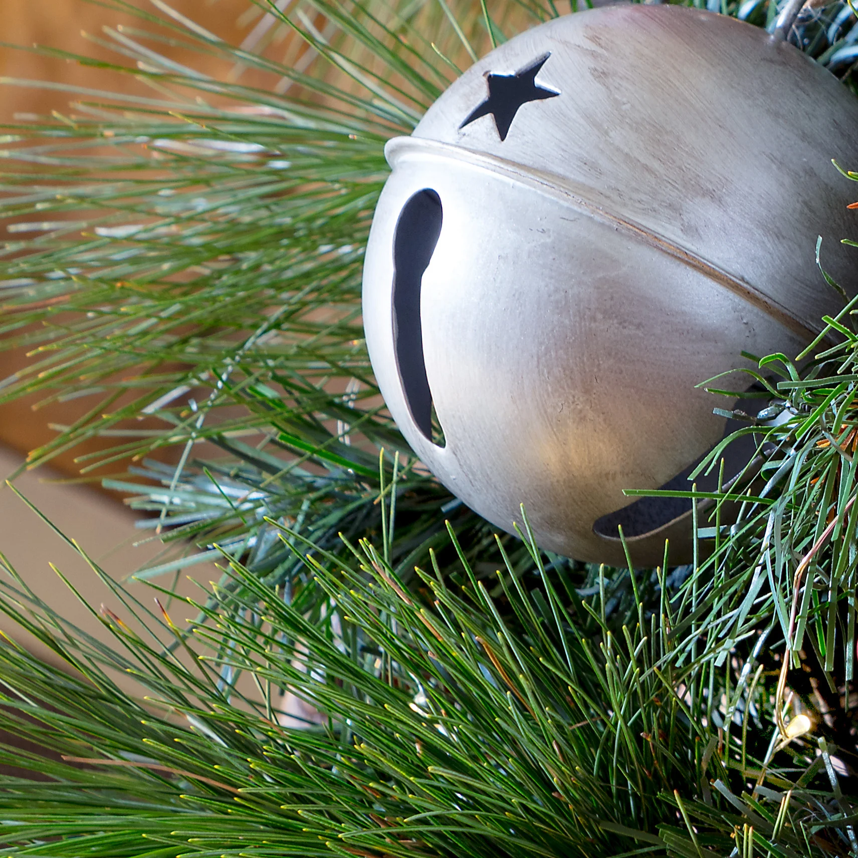 Jingle Bell Ornaments (large version) - 6 Pack - Silver - Image 5