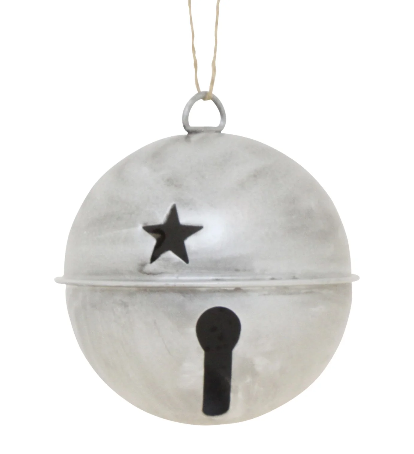 Jingle Bell Ornaments (large version) - 6 Pack - Silver - Image 6