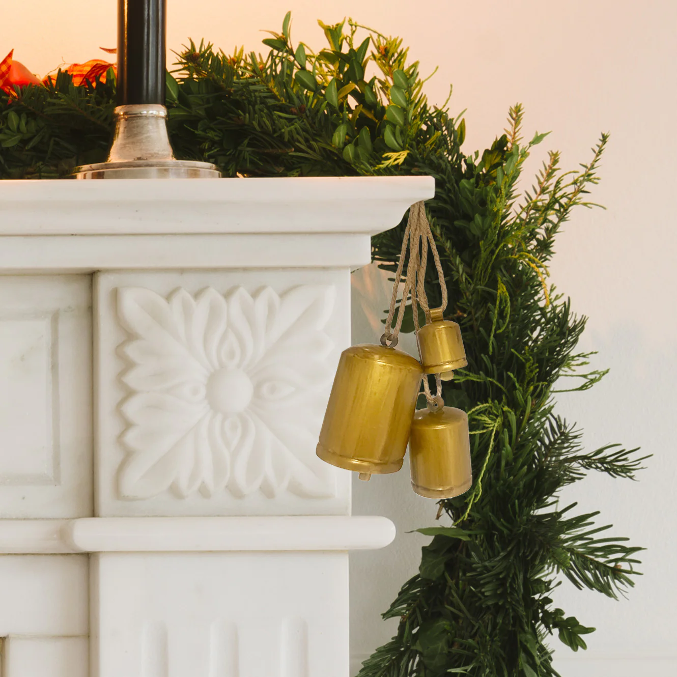 Group of 3 Hanging Jingle Bells Assorted Sizes and Colors - Image 7
