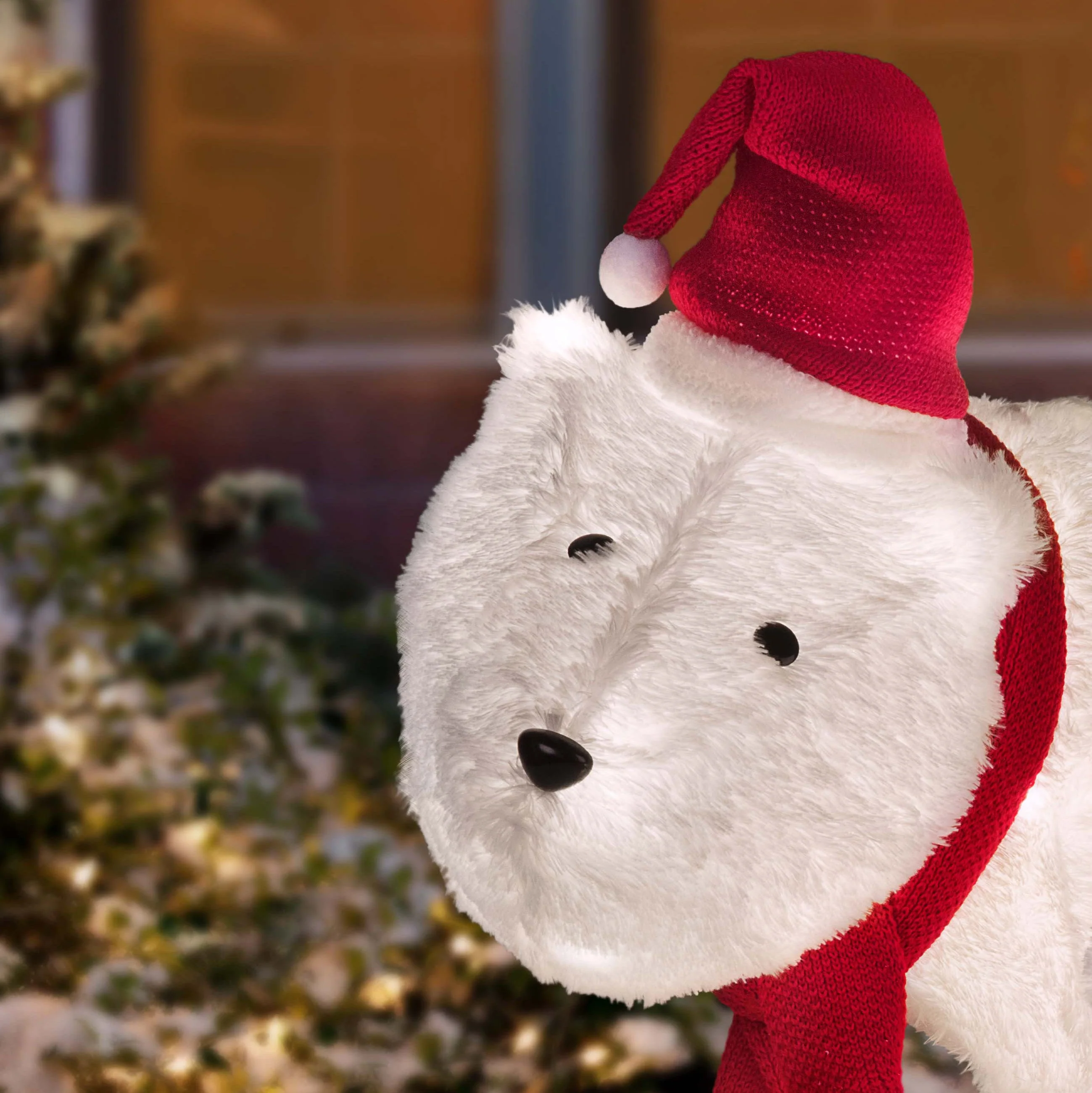 Mama and Baby Polar Bear (Set of 2) Outdoor Lighted Christmas Yard Decor - Image 4