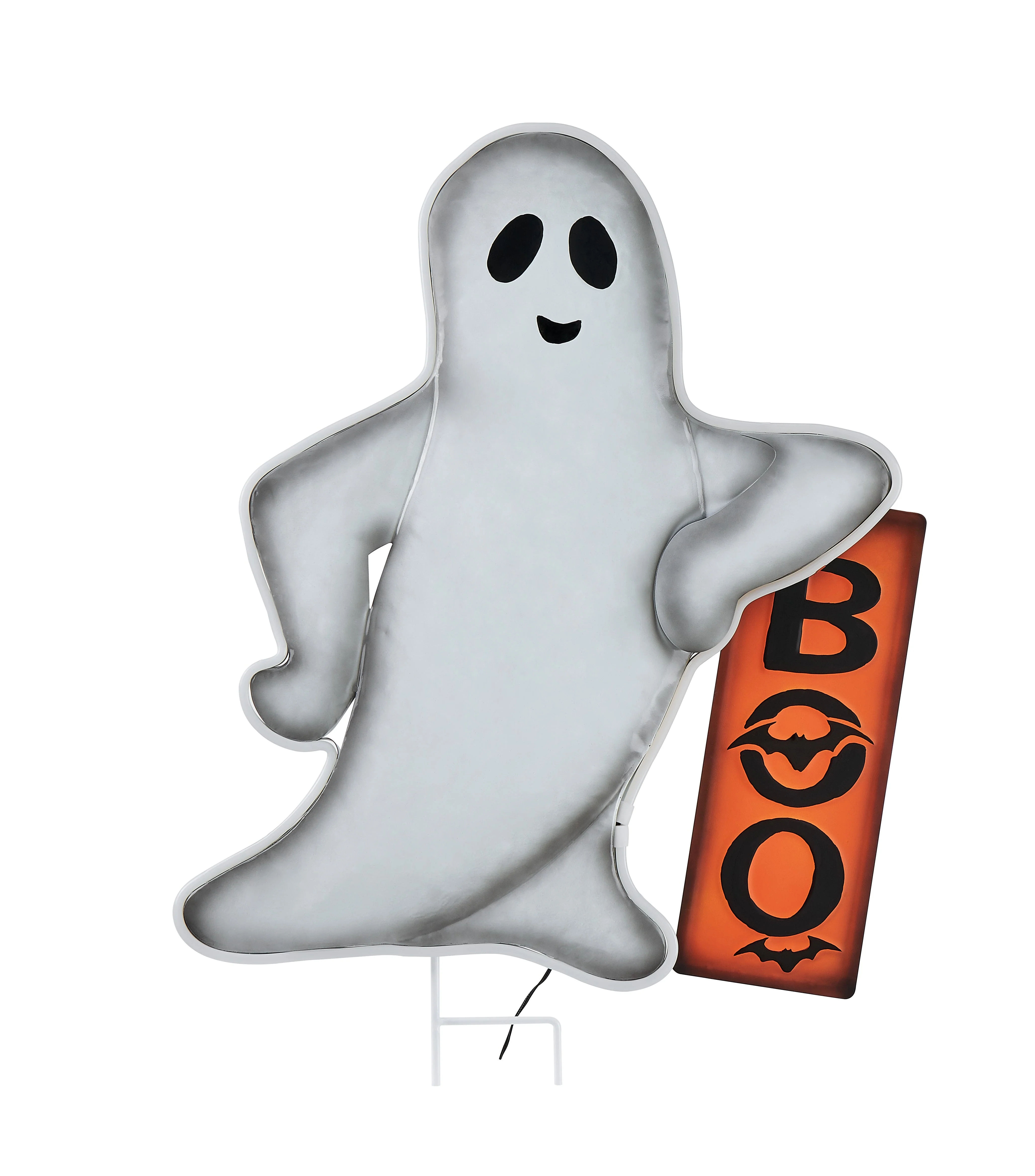 Halloween Ghost Yard Decoration with Stakes (Pre-lit) - Image 3