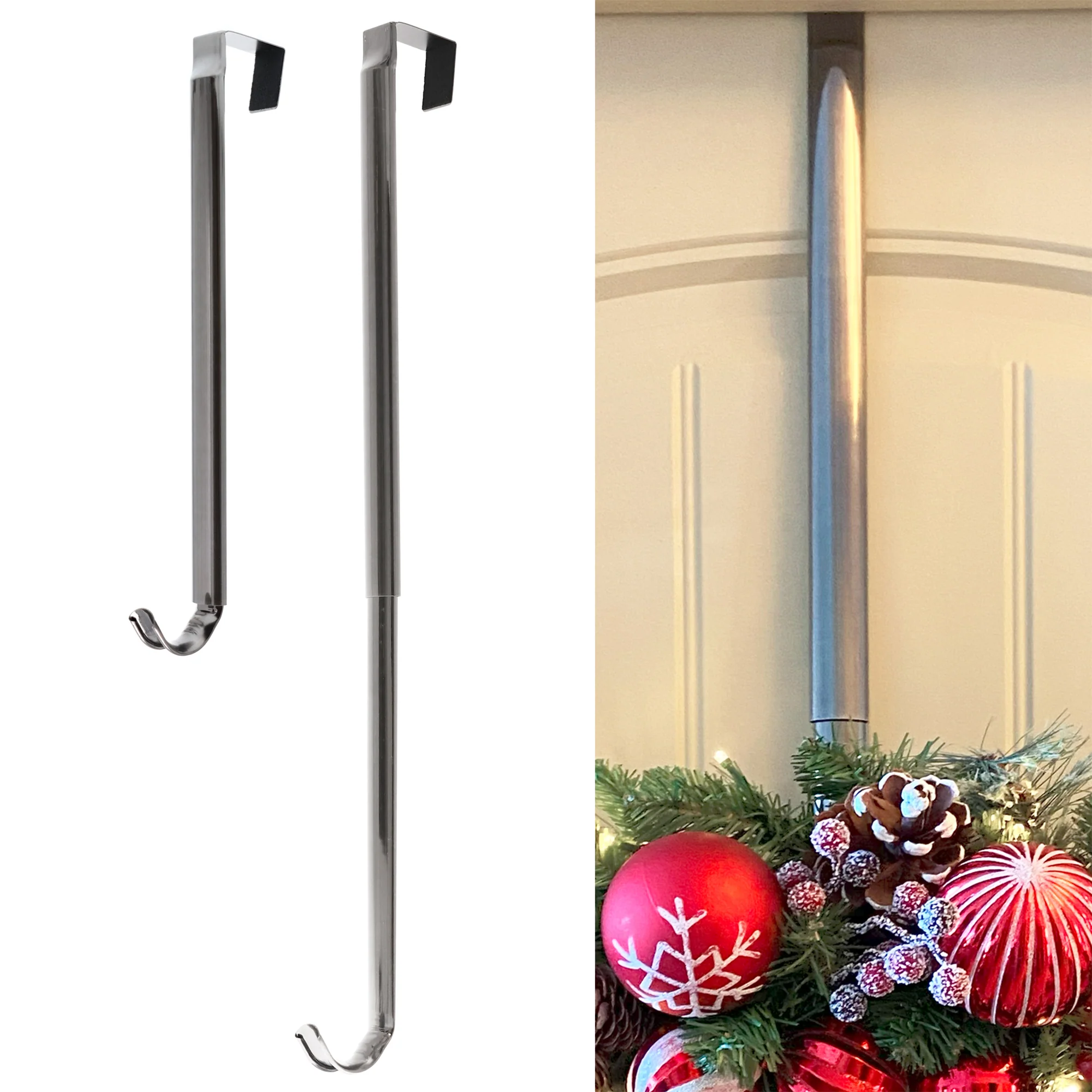 Premium Adjustable Length Wreath Hanger 30 Pound Capacity - 5 Finishes Available - Image 5
