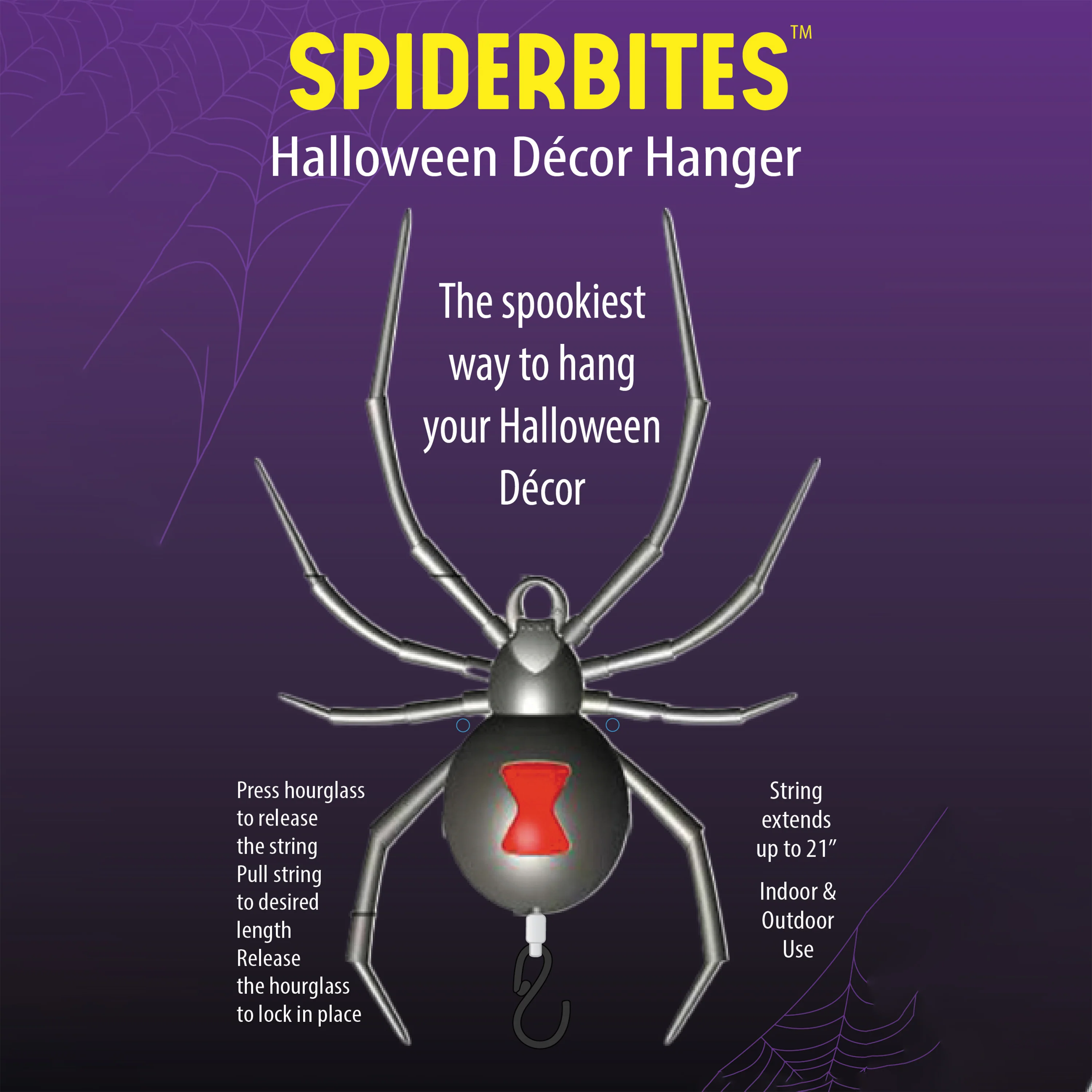 SpiderBites™ Unique Halloween Décor Hanger - Image 3