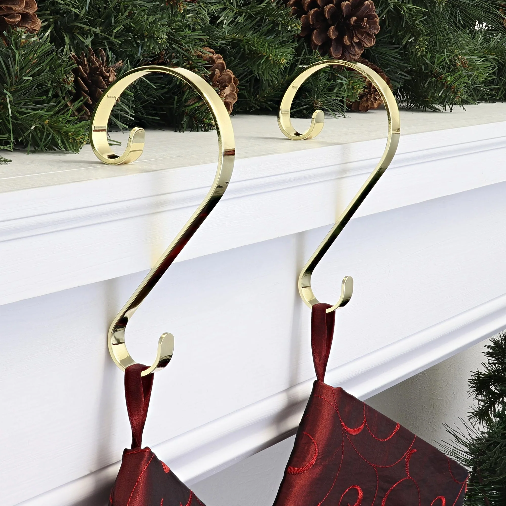 Stocking Scrolls - Brass - Image 4