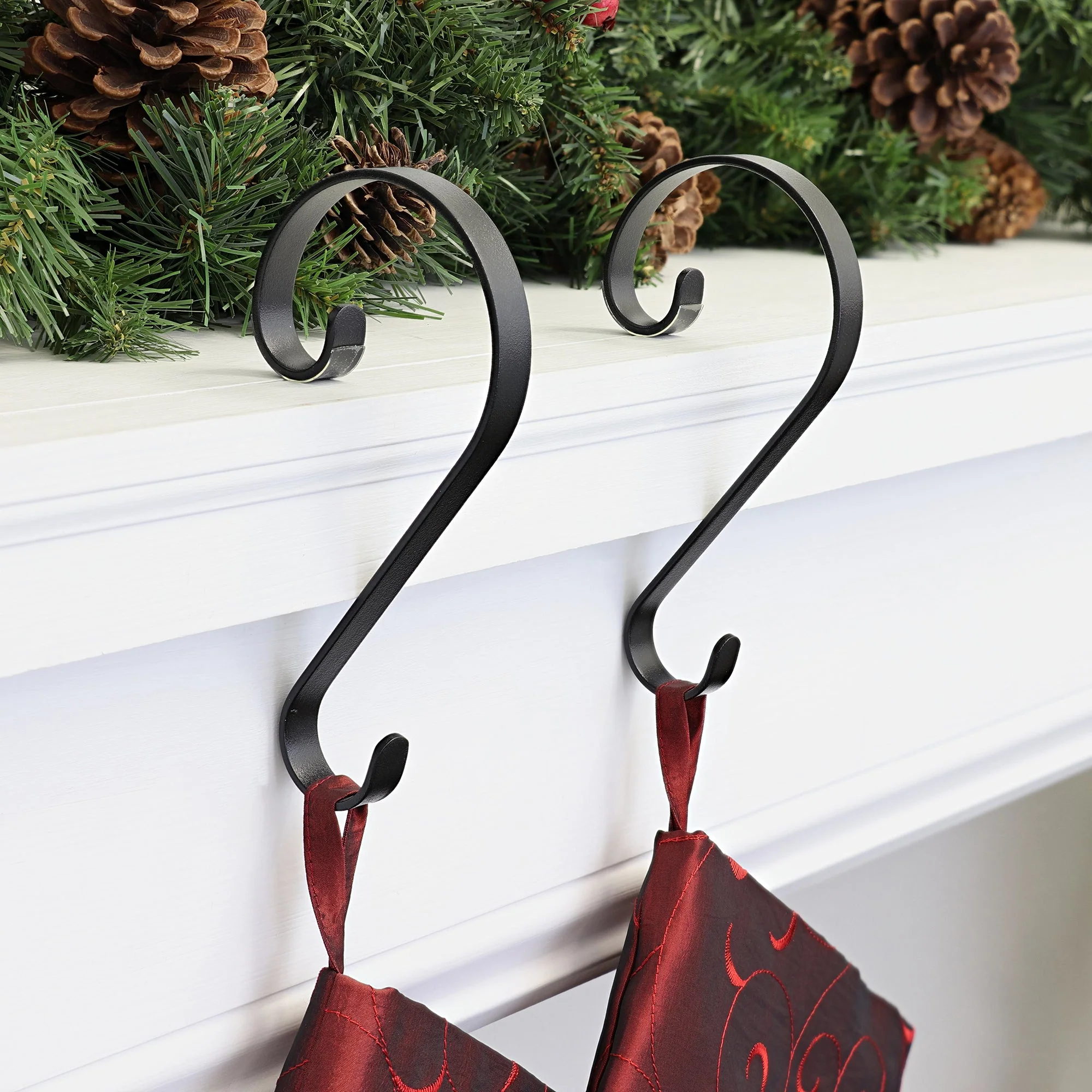 Stocking Scrolls - Matte Black - Image 4