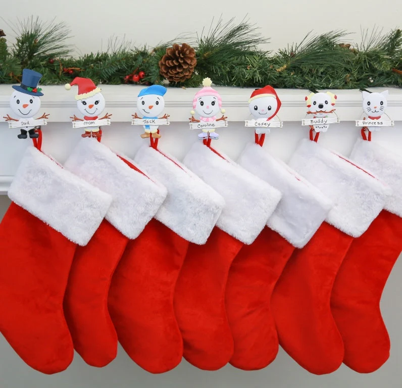 The Original MantleClip Stocking Holder with Snowman Family - Mother Icon - Image 5